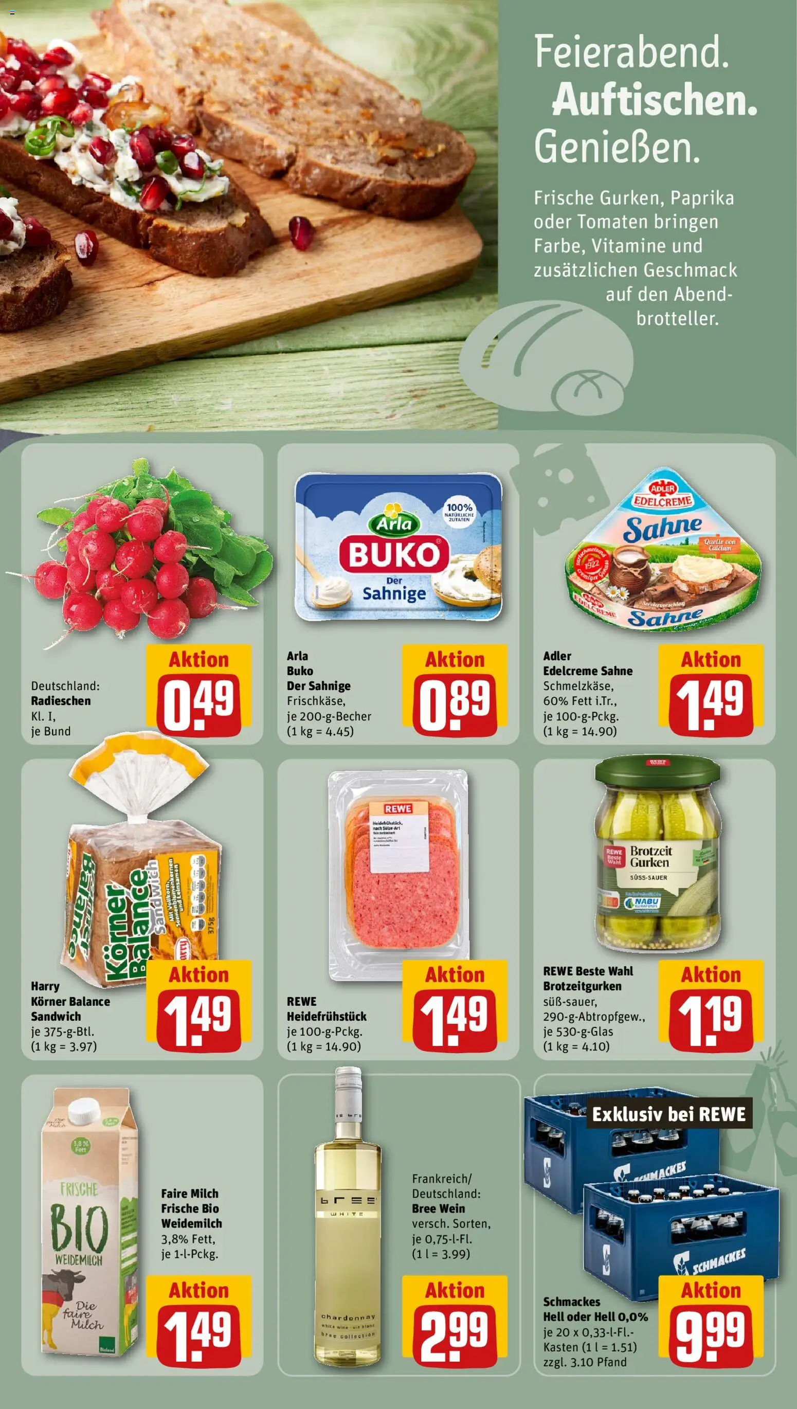 Rewe ihr Kaufpark Prospekt – gültig ab 28.09.2026 | Seite: 25 | Produkte: Milch, Paprika, Sahne, Gurken