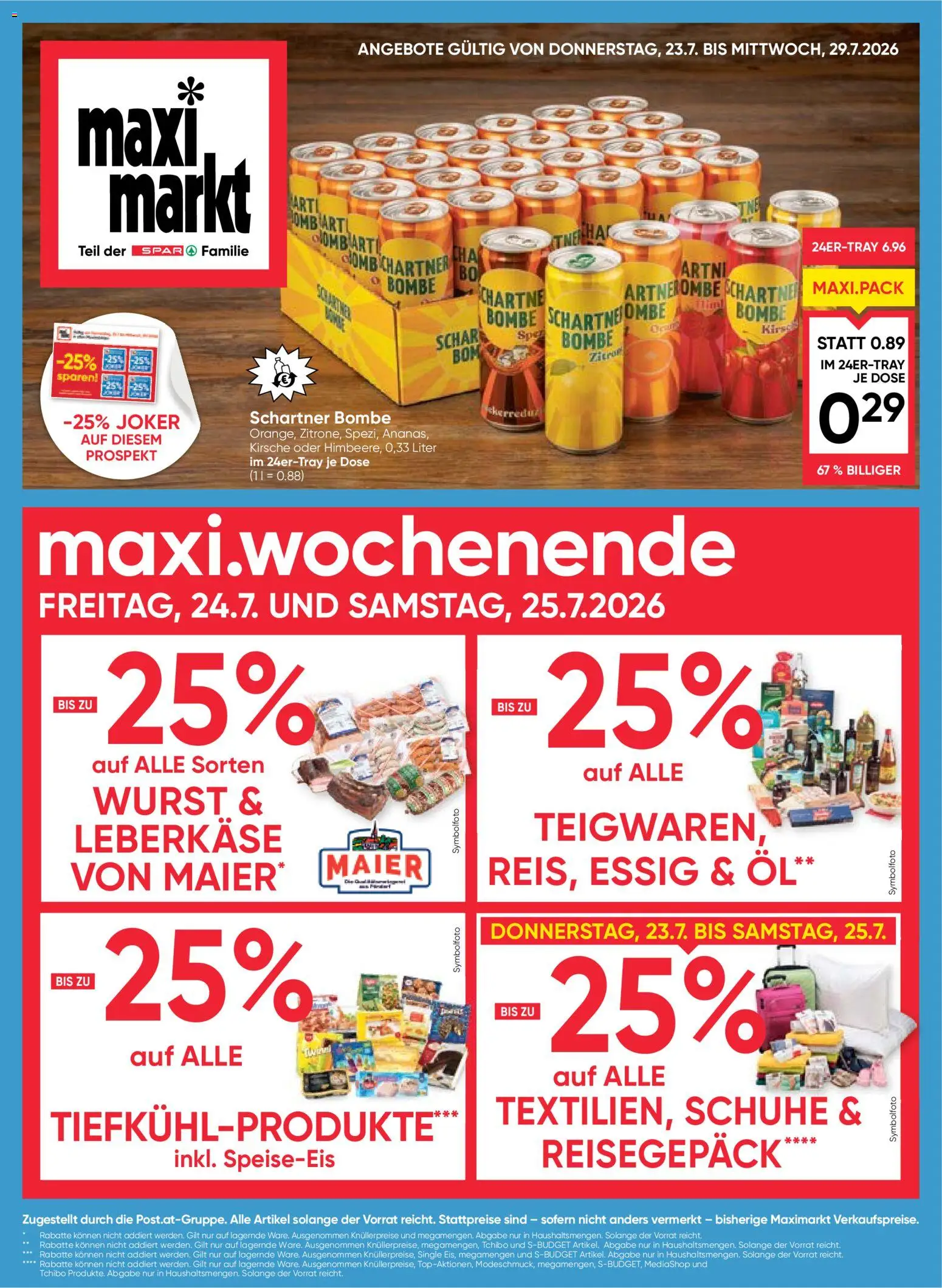 Maximarkt Flugblatt (23.07.2026) catalogue cover