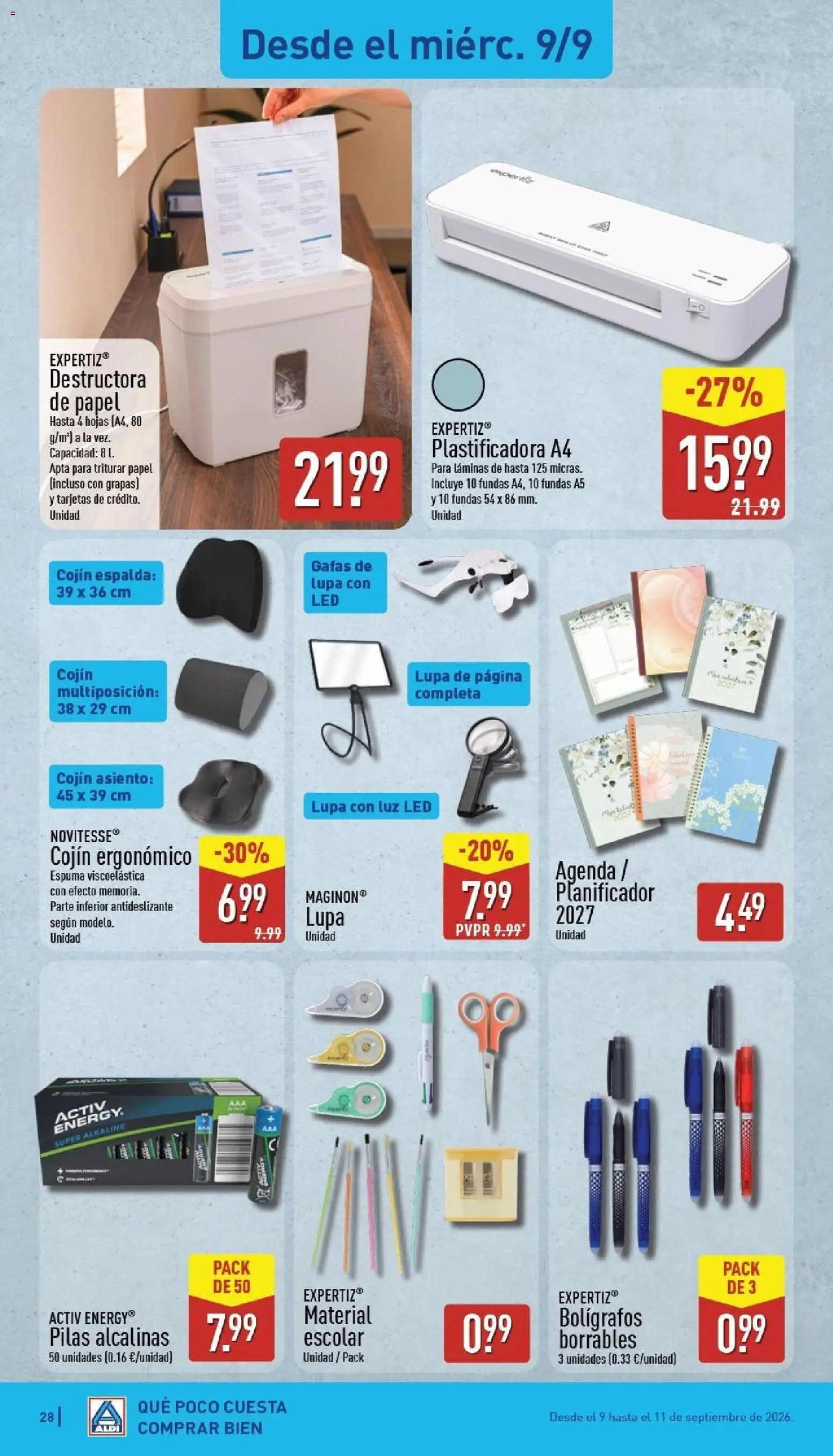 Aldi folleto Canarias │ válido desde el 07/09/2026 | Página: 28