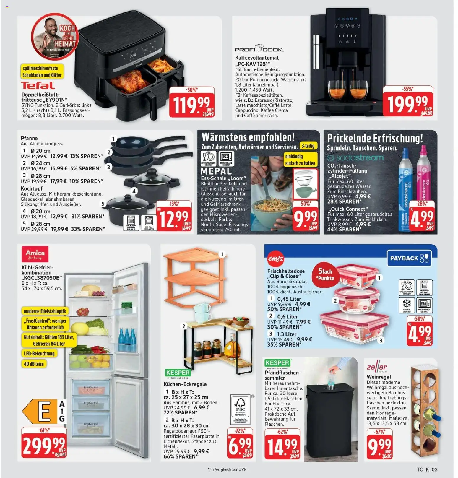 Marktkauf Prospekt Heidenheim (ab 05.10.2026) » Angebote online | Seite: 37 | Produkte: Ofen, Weinregal, Kaffee, Kaffeevollautomat