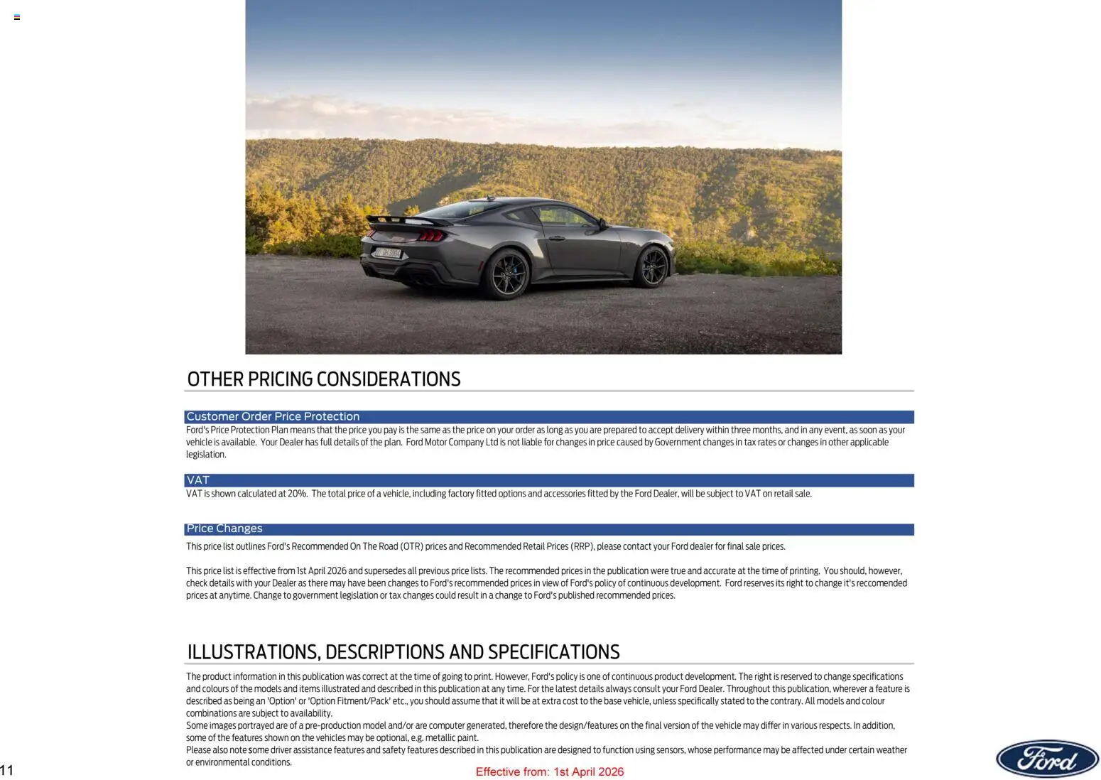 Ford catalogue page 11