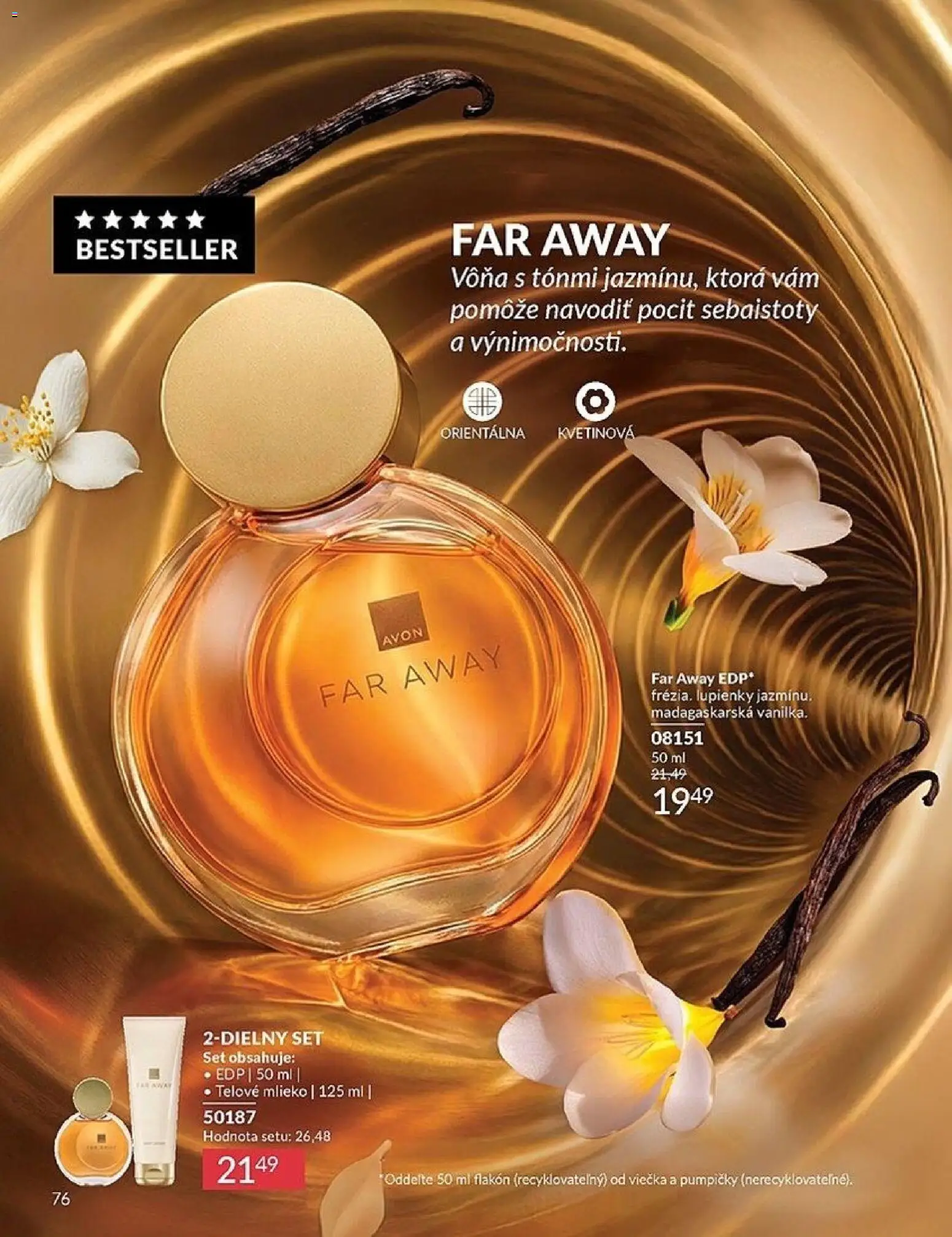 Nové Avon akcie – leták je platný od 01.06.2026 | Strana: 76 | Produkty: Mlieko, Telové mlieko