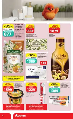 Auchan Drogéria ajánlataink - amely érvényes a következő dátumtól: 04.05.2026 | Oldal: 4
