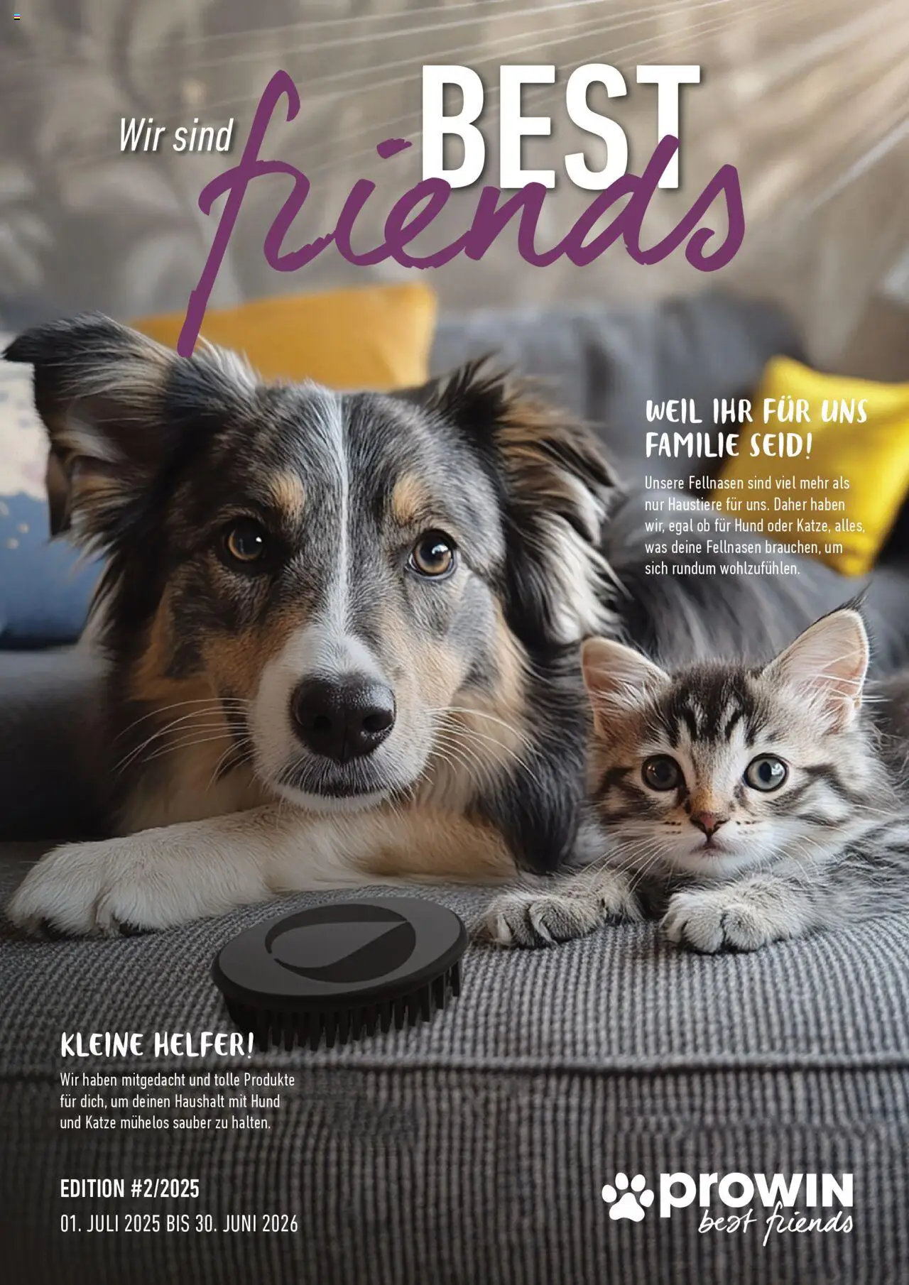 Katalog ProWin Best Friends Juli 2025/Juni 2026 – gültig ab 01.07.2025 | Seite: 1