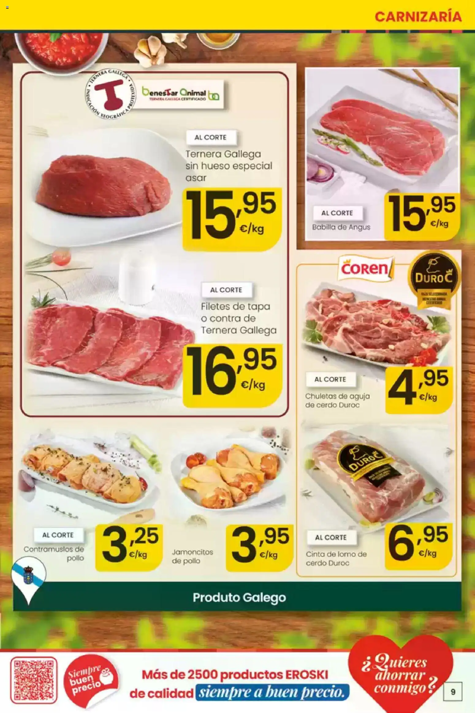 Eroski É bo que sexa de aquí │ válido desde el 30/07/2026 | Página: 9 | Productos: Cerdo