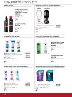 Avon leták platný od 01.11.2026 | Strana: 168 | Produkty: Šampón, Krém na ruky, Mydlo, Antiperspirant