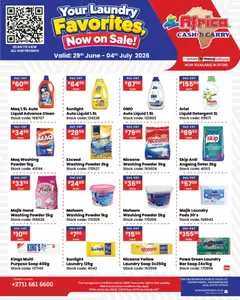 Africa Cash & Carry specials catalogue – valid from 29/06/2026