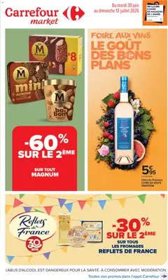 Carrefour Market - Prévisualisation de Carrefour Market Foire aux vins valide à partir de 30/06/2026