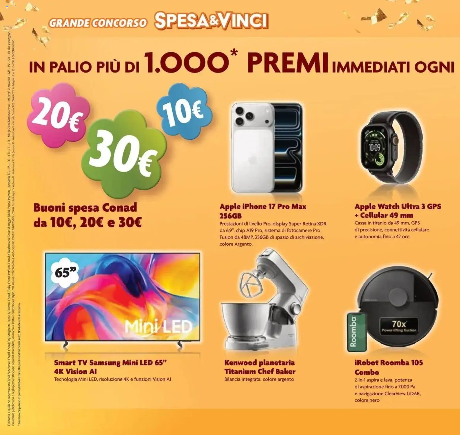 Anteprima volantino Conad dal 07/10/2026 prossima settimana | Pagina: 6 | Prodotti: Smartphone, Navigazione, Apple Watch, Samsung