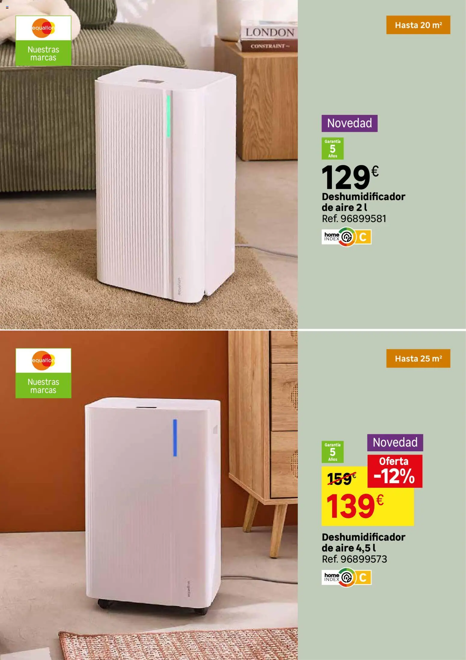 Leroy Merlin Calor en casa y mucho ahorro │ válido desde el 20/10/2026 | Página: 115 | Productos: Deshumidificador