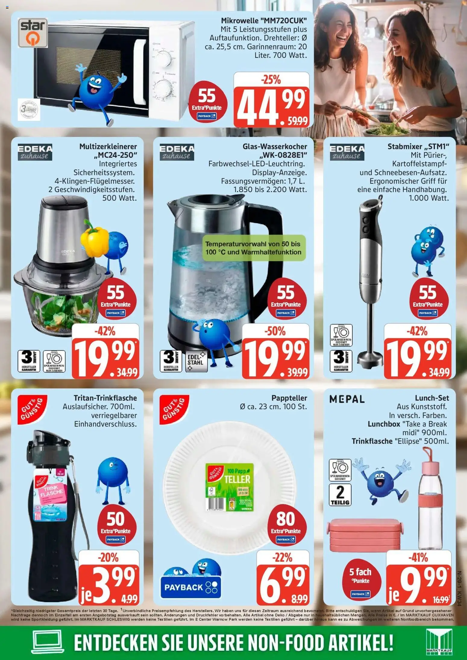 Edeka Prospekt Rostock (ab 17.08.2026) » Angebote Online | Seite: 29 | Produkte: Mikrowelle, Stabmixer