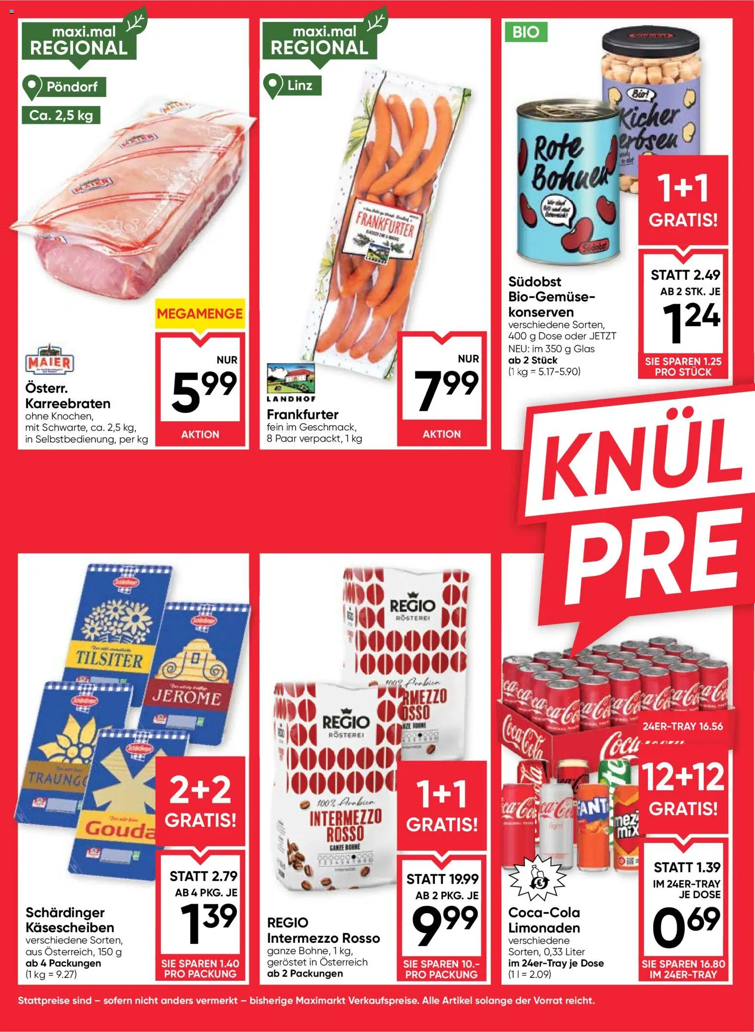 Maximarkt Flugblatt gültig ab 20.08.2026 | Seite: 2 | Produkte: Erbsen, Geröstet