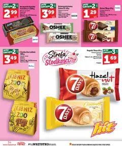 Pogląd oferty "Topaz gazetka" - ważna od 24.09.2026 | Strona: 34 | Produkty: High Protein, Kakao, Oshee, 7days