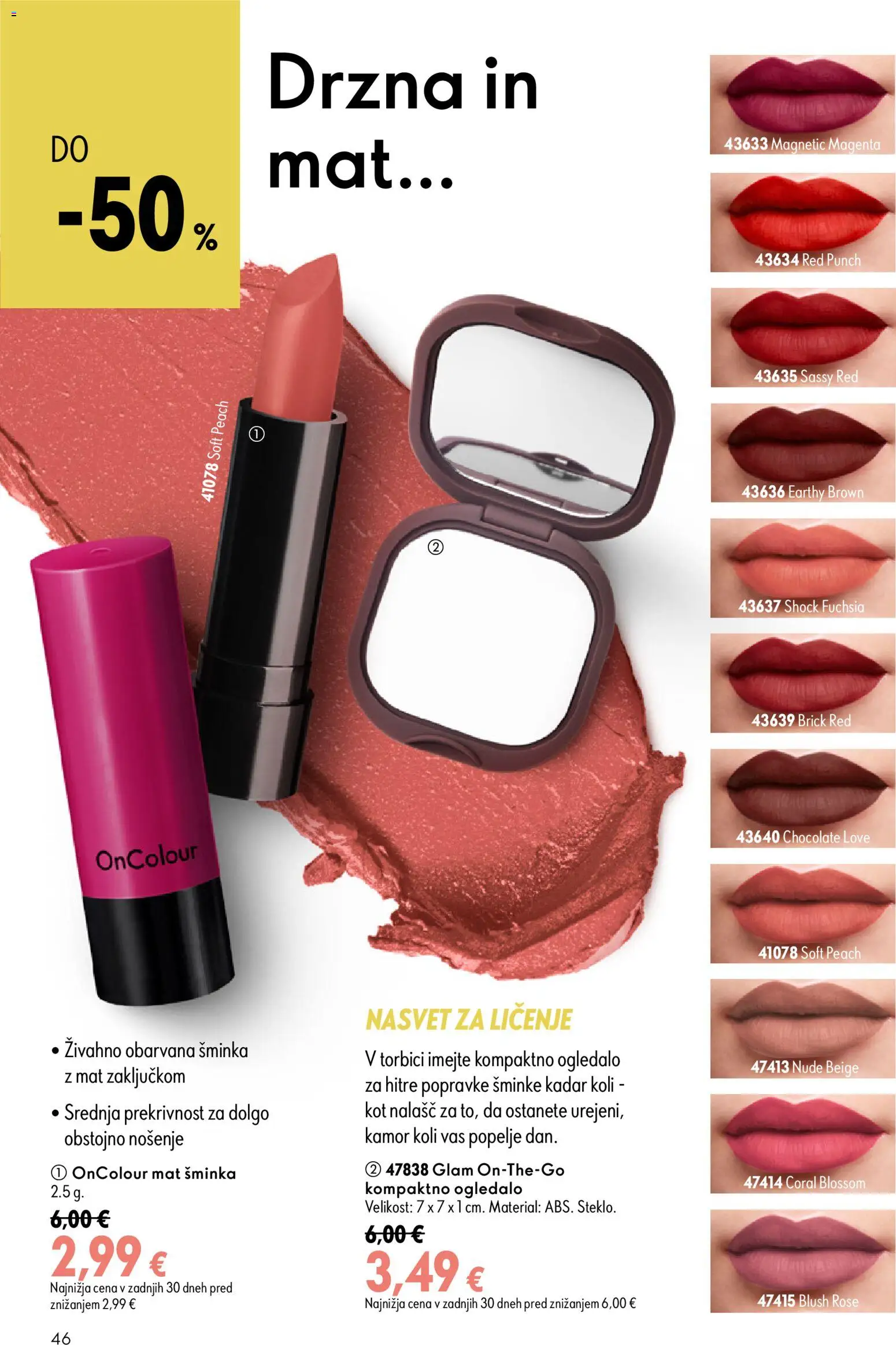 Novi Oriflame katalog ponudbe – veljaven od 05.08.2026 | Stran: 46