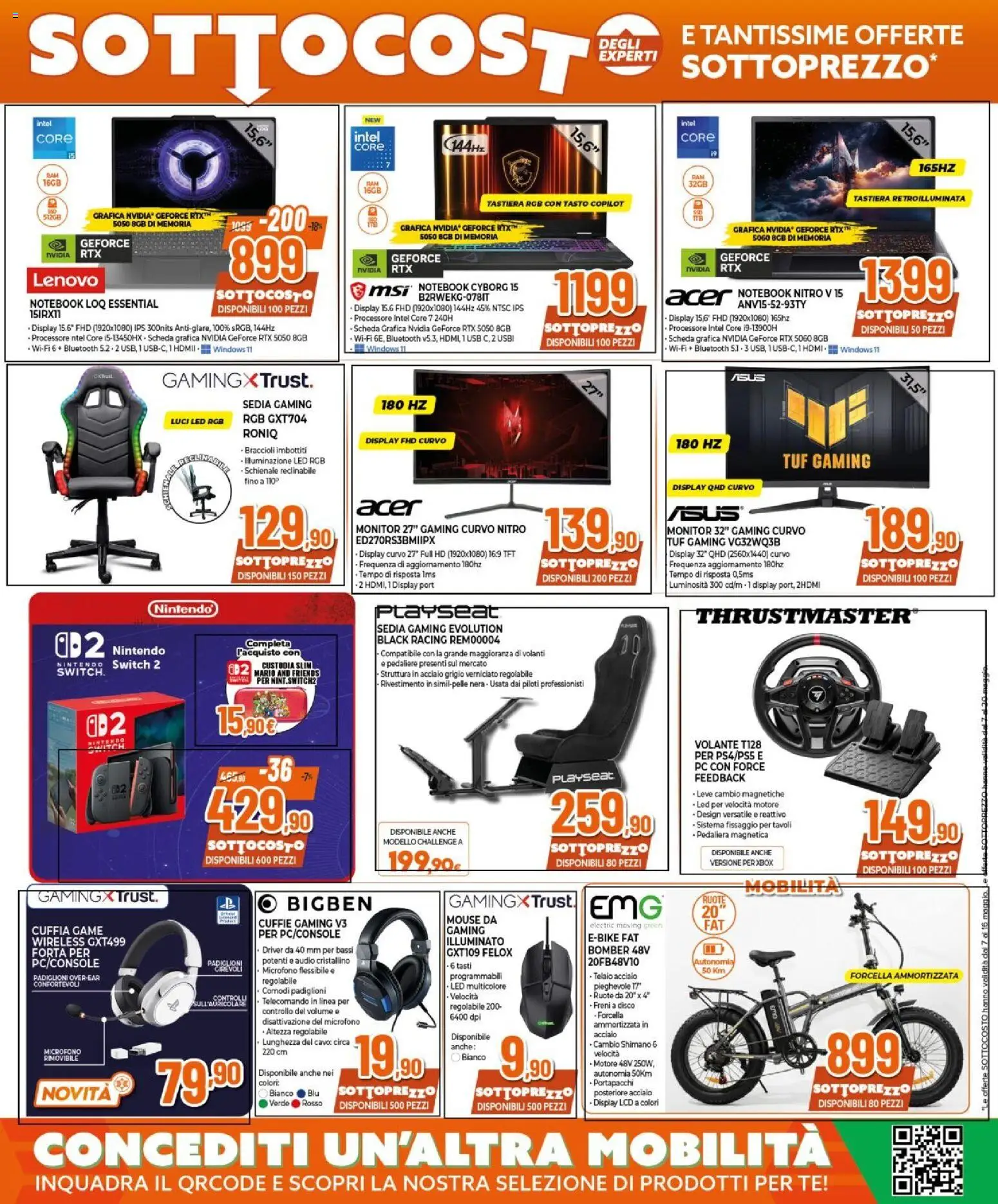 Volantino Expert del 07.05.2026 | Pagina: 11 | Prodotti: Monitor, PC, Audio, Xbox