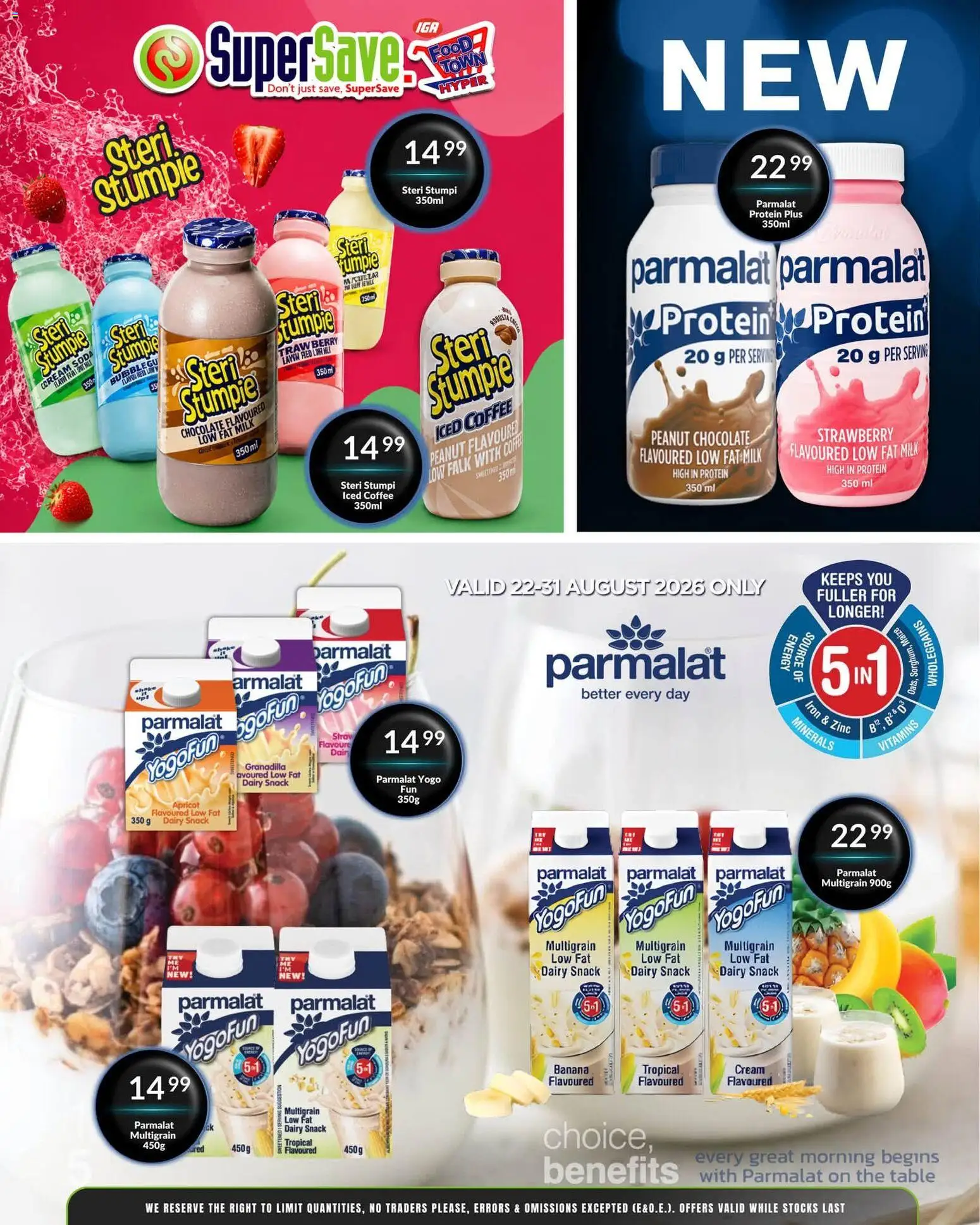New Super Save catalogue – valid from 22/08/2026 | Page: 48 | Products: Vitamins, Milk, Coffee, Chocolate