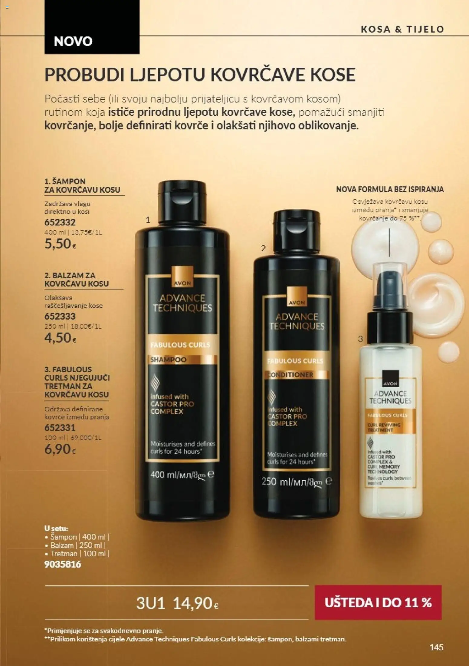 Avon katalog | vrijedi od 01.11.2026 | Stranica: 145 | Proizvodi: Šampon