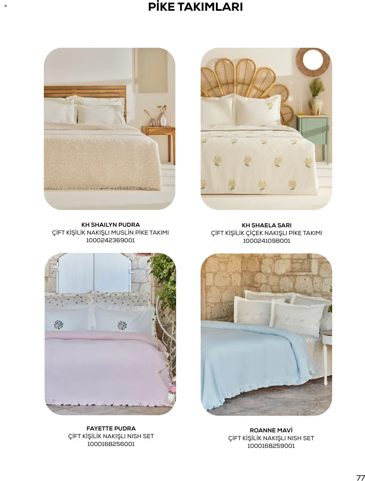 Karaca Home Katalog - 01.03.2026 tarihinden itibaren geçerlidir | Sayfa: 77 | Ürünler: Pudra, Pike