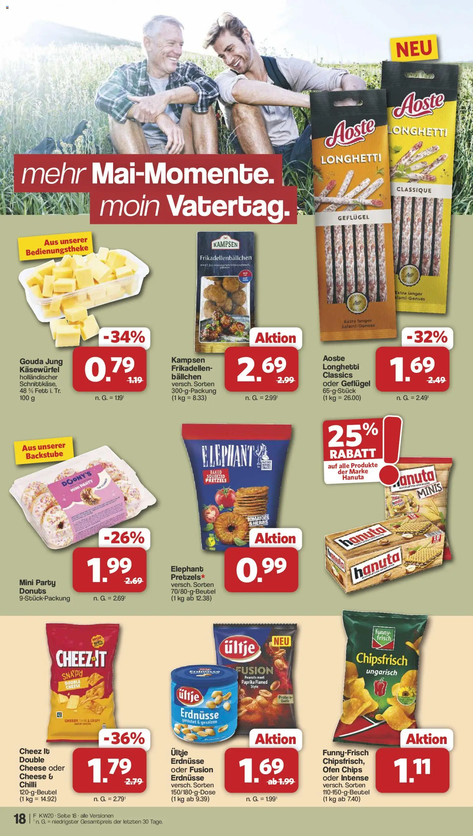 Famila Nordwest Prospekt 	 – gültig ab 11.05.2026 | Seite: 18 | Produkte: Ofen, Funny frisch, Donuts, Chips