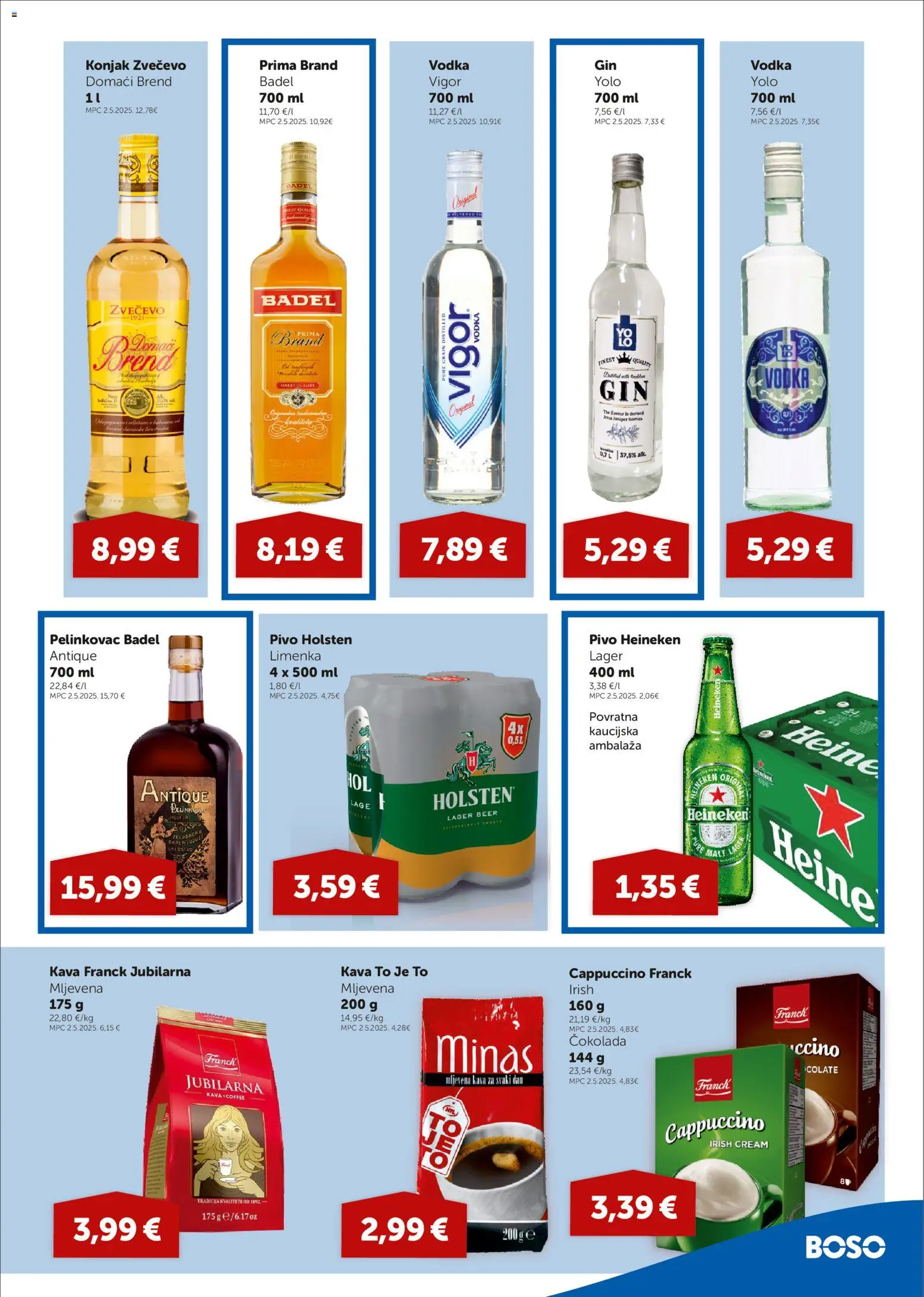 Boso katalog | vrijedi od 22.10.2026 | Stranica: 11 | Proizvodi: Konjak, Čokolada, Heineken, Badel