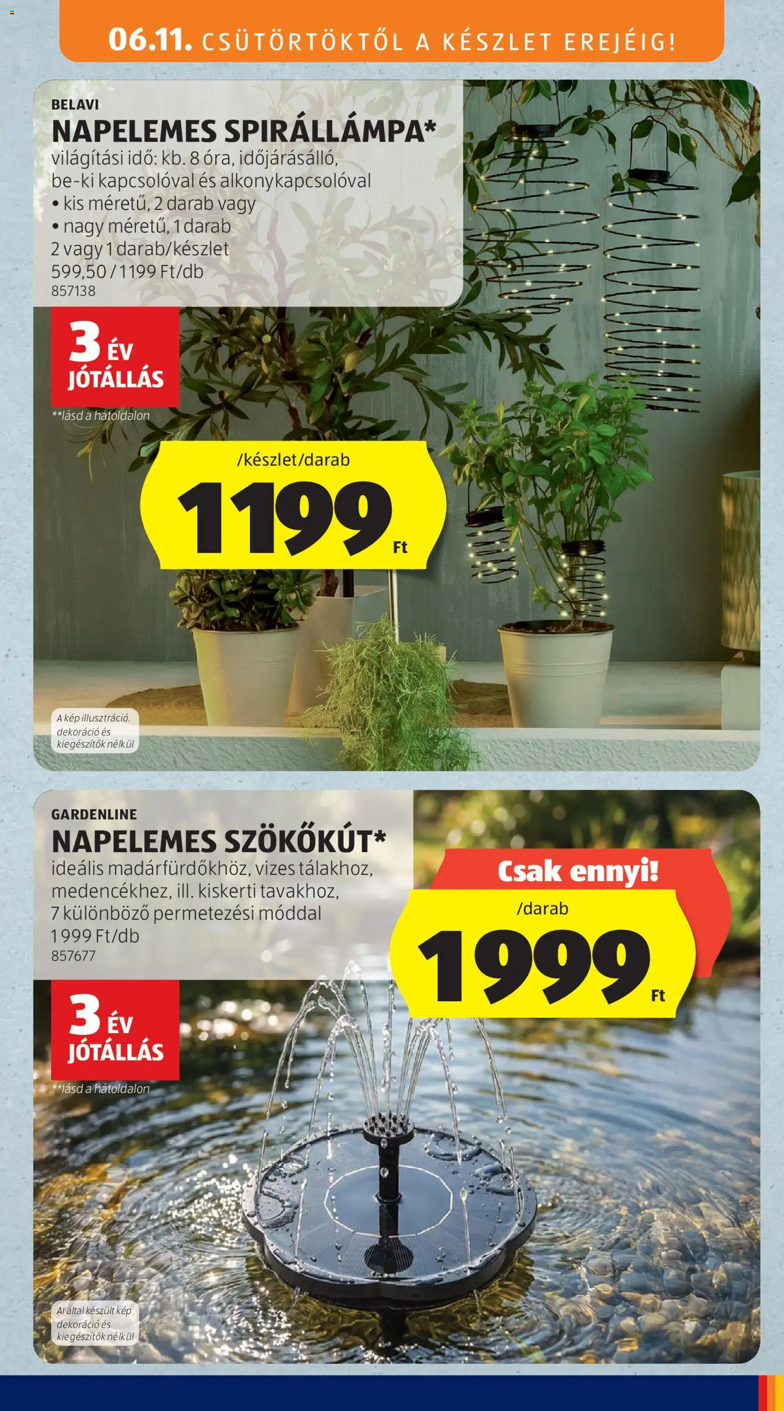 Aldi akciós ujság - amely érvényes a következő dátumtól: 11.06.2026 | Oldal: 29 | Termékek: Dekoráció