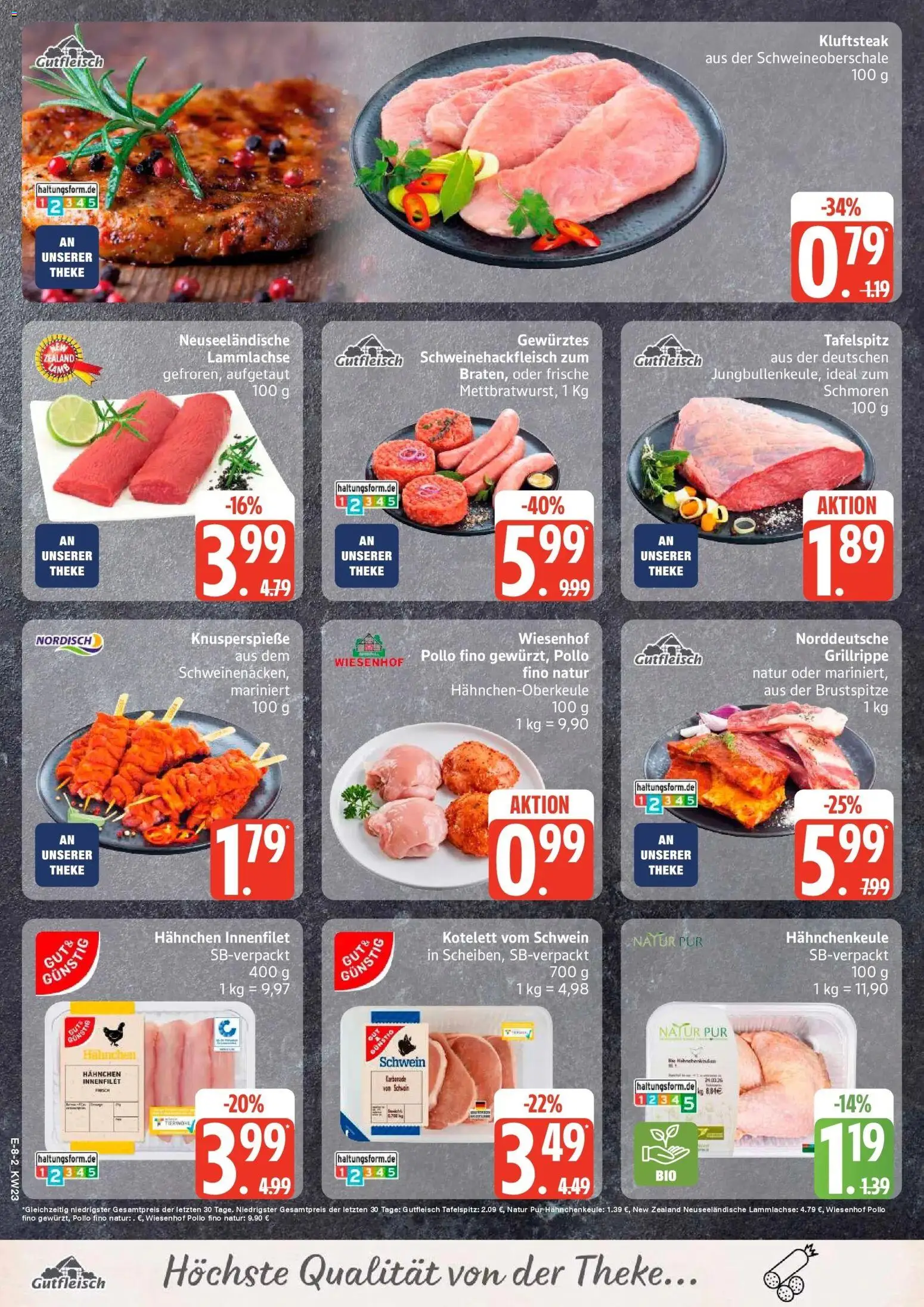 Marktkauf Prospekt Heide – gültig ab 01.06.2026 | Seite: 8 | Produkte: Tafelspitz, Hahnchen, Theke, Steak