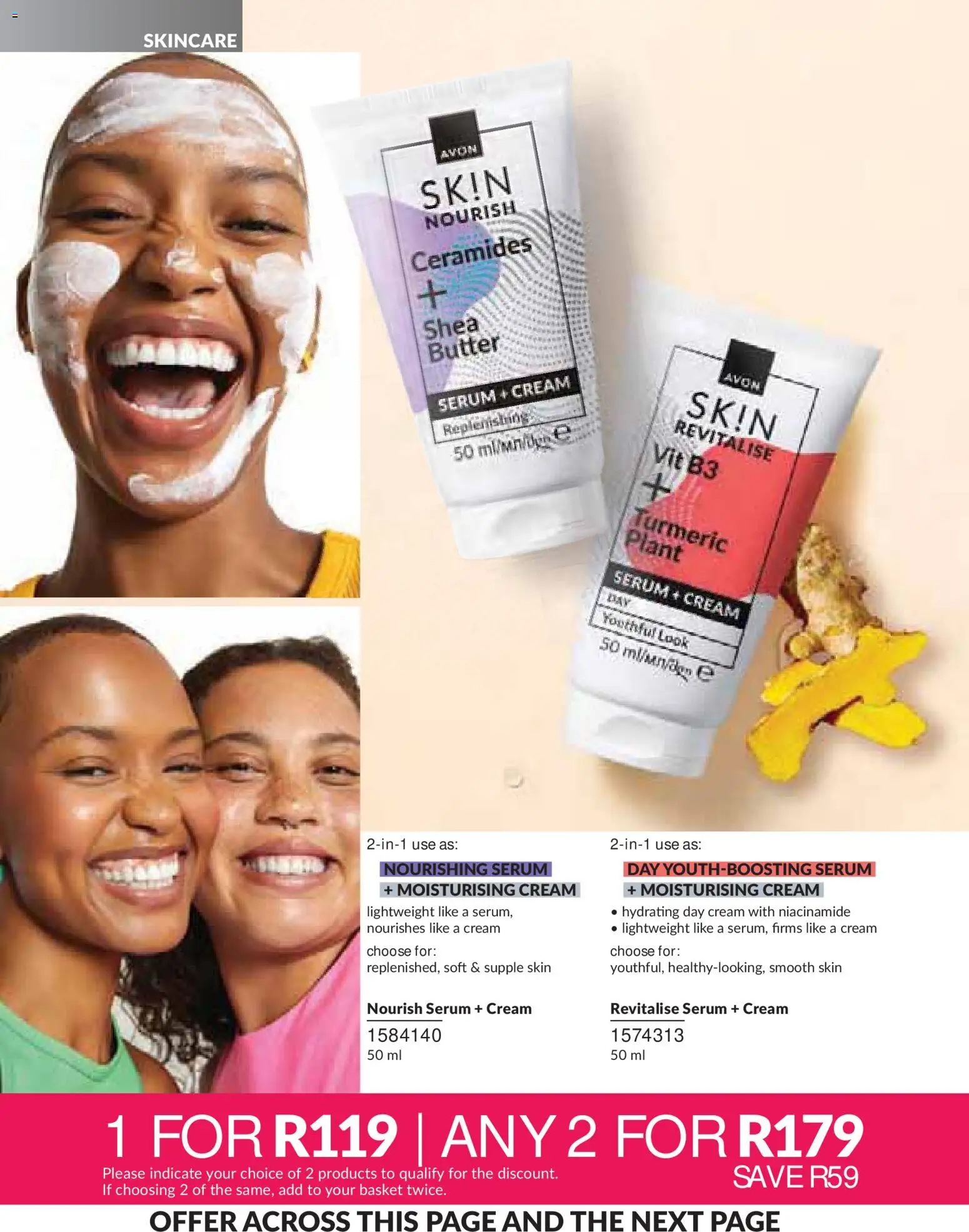 New Avon catalogue – valid from 01/09/2026 | Page: 100 | Products: Serum, Butter, Cream, Day cream