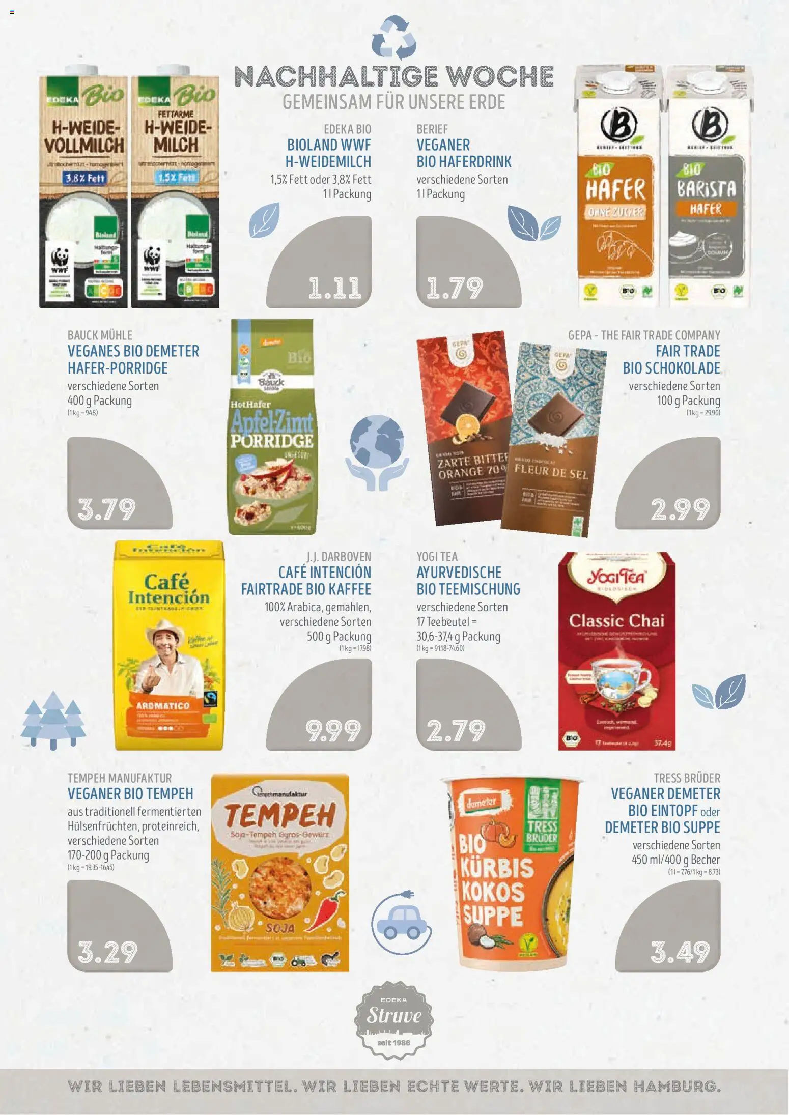 Edeka Struve Prospekt – gültig ab 12.10.2026 | Seite: 8 | Produkte: Milch, Kaffee, Schokolade, Haferdrink