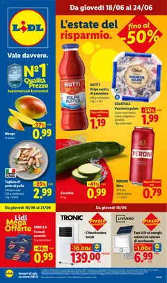 Anteprima del volantino Lidl volantino valido a partire dal 18.06.2026
