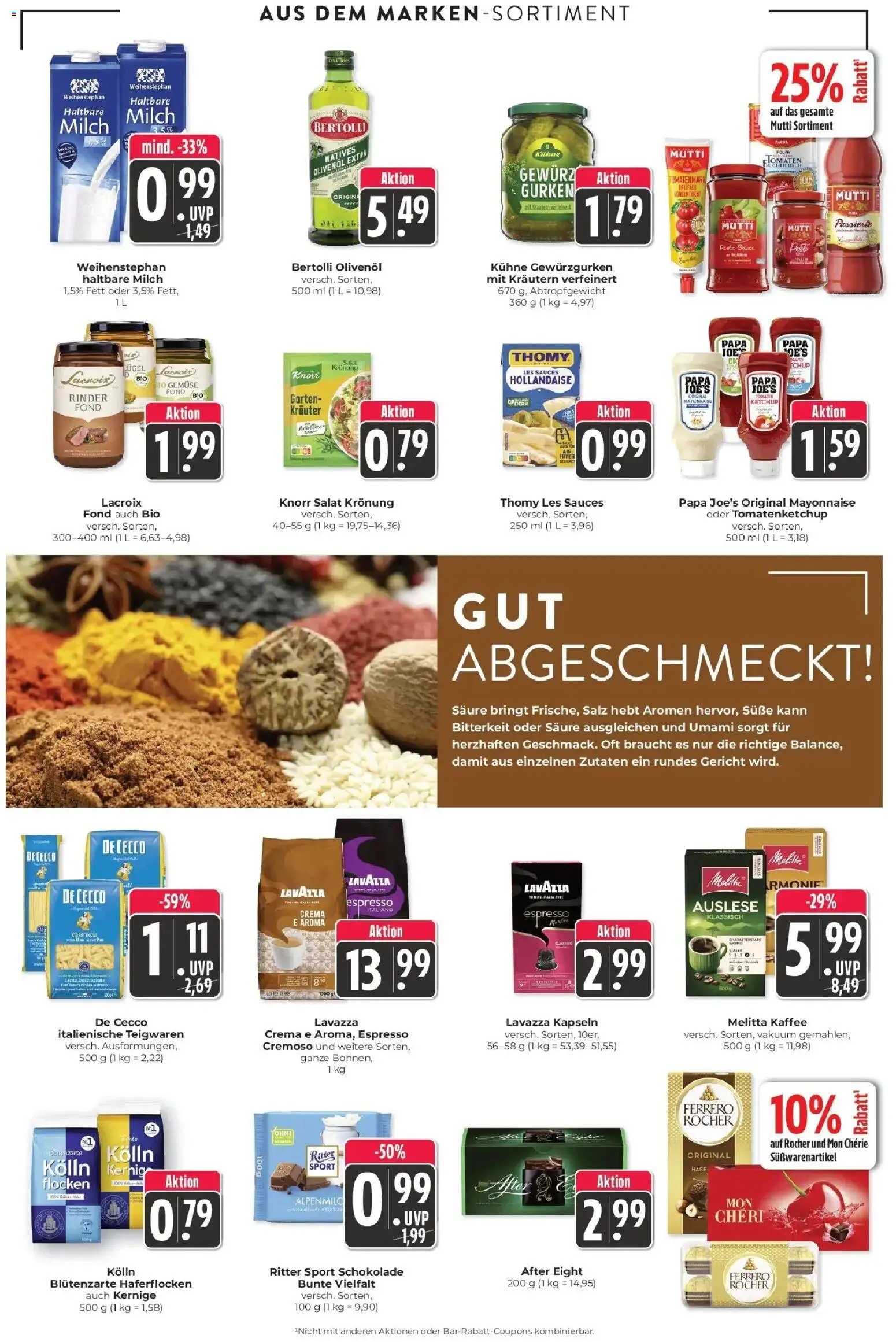 Edeka Prospekt Schliengen (ab 05.10.2026) » Angebote Online | Seite: 13 | Produkte: Melitta kaffee, Ferrero rocher, Milch, Ritter sport