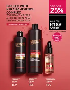 Avon specials catalogue – valid from 01.05.2026 | Page: 155 | Products: Serum, Shampoo, Conditioner