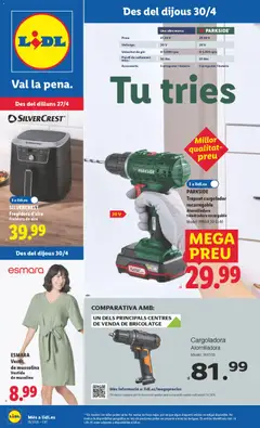 Vista previa Lidl folleto de bazar válido desde el 27.04.2026