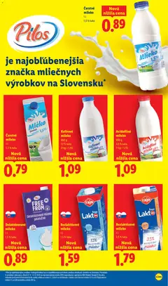 Lidl leták platný od 03.07.2026 | Strana: 5 | Produkty: Mlieko, Kefír, Kefírové mlieko, Acidofilné mlieko