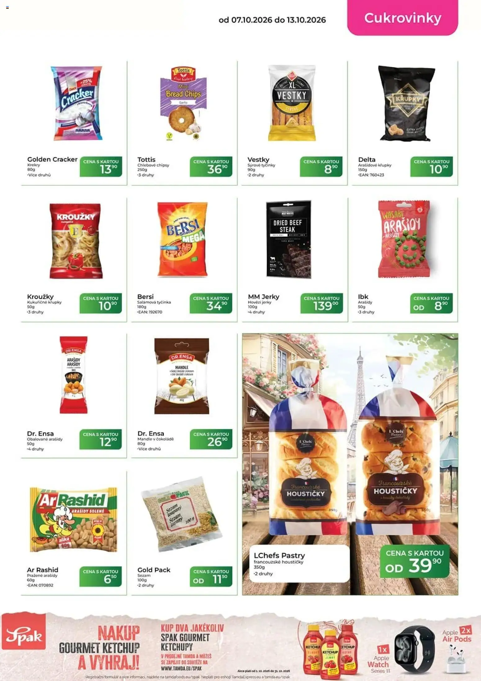 Tamda Foods leták od 07.10.2026 | Strana: 35 | Produkty: Gourmet, Wasabi, Sýrové tyčinky, Cukrovinky