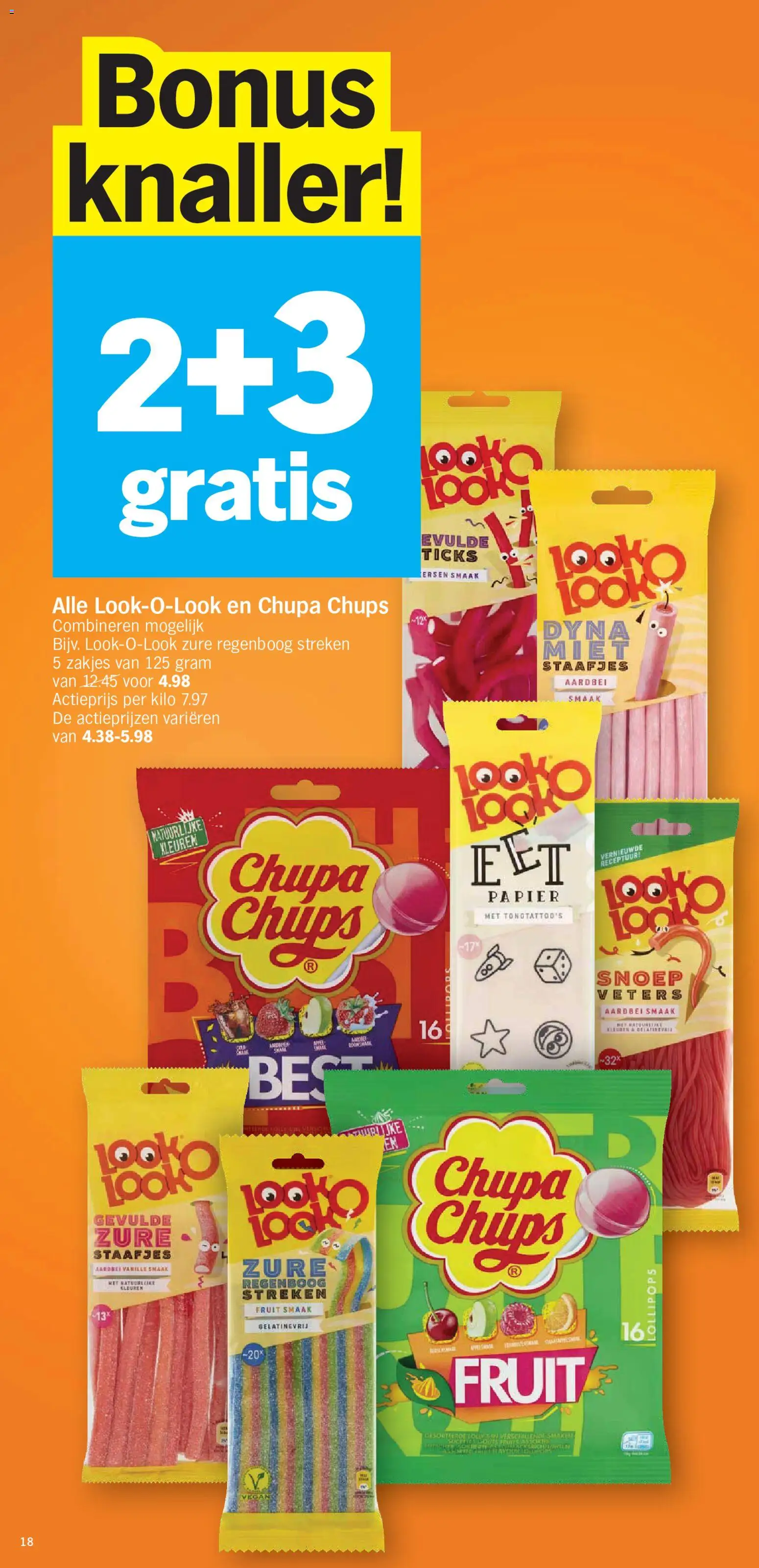 {H1} | Pagina: 18 | Producten: Papier, Fruit, Aardbei, Snoep