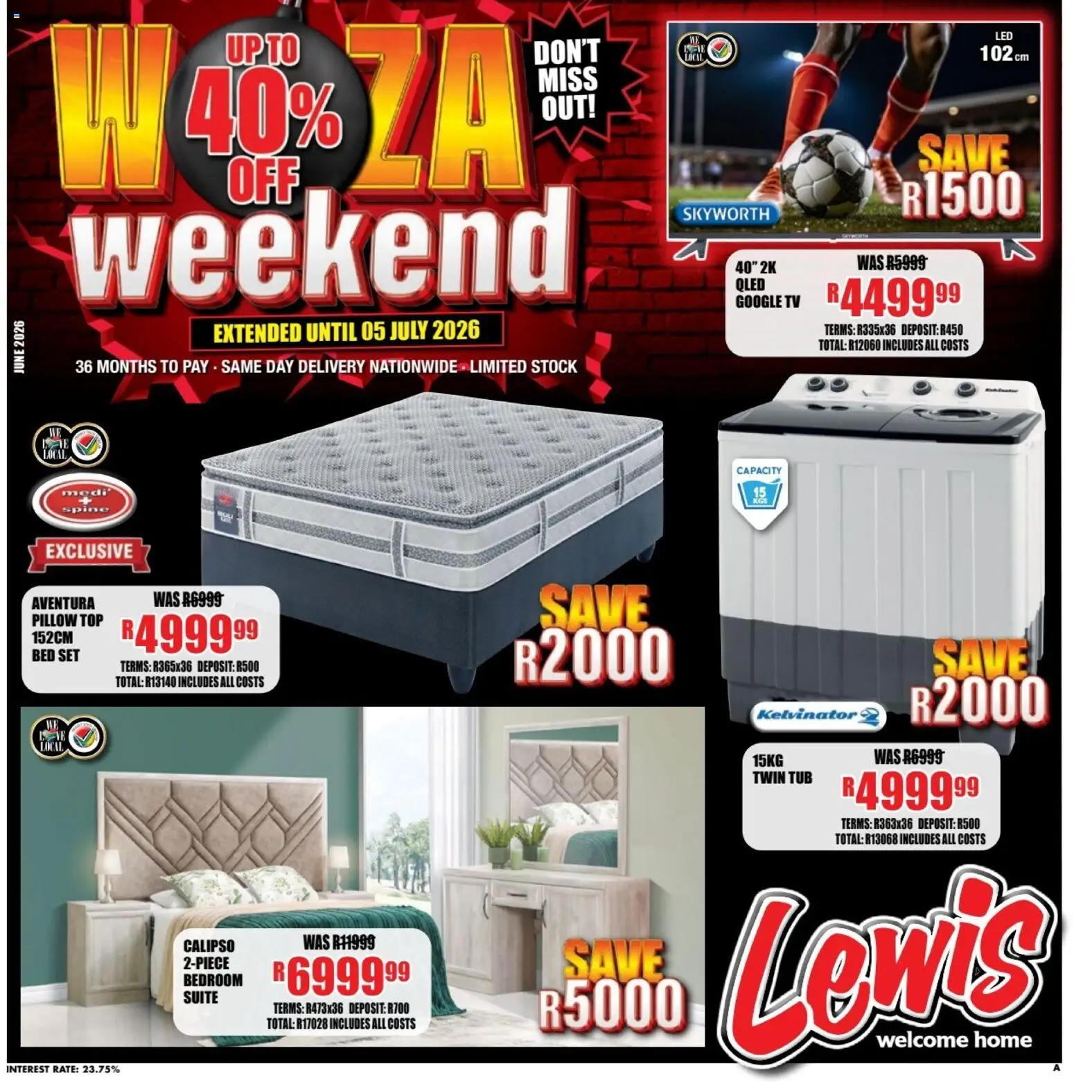 New Lewis Stores catalogue – valid from 22/06/2026 | Page: 1