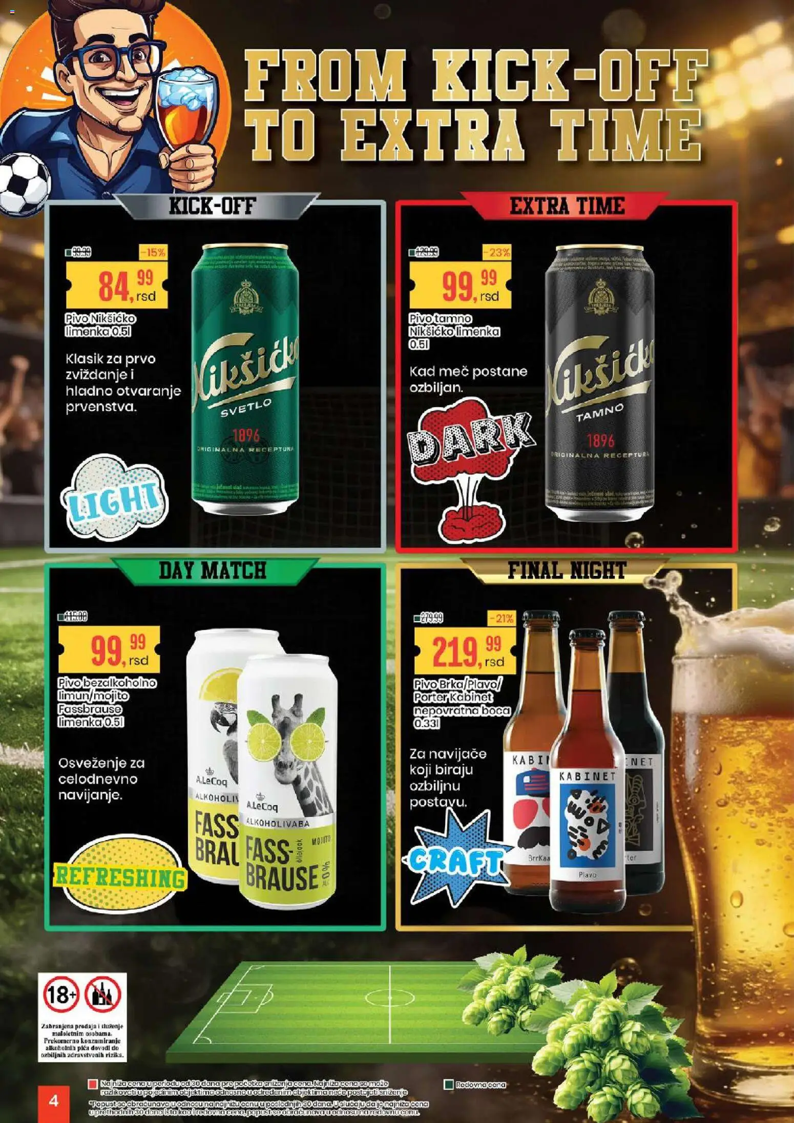 Aroma Market katalog - važi od 12.06.2026 | Strana: 4 | Proizvode: So, Pica, Pivo