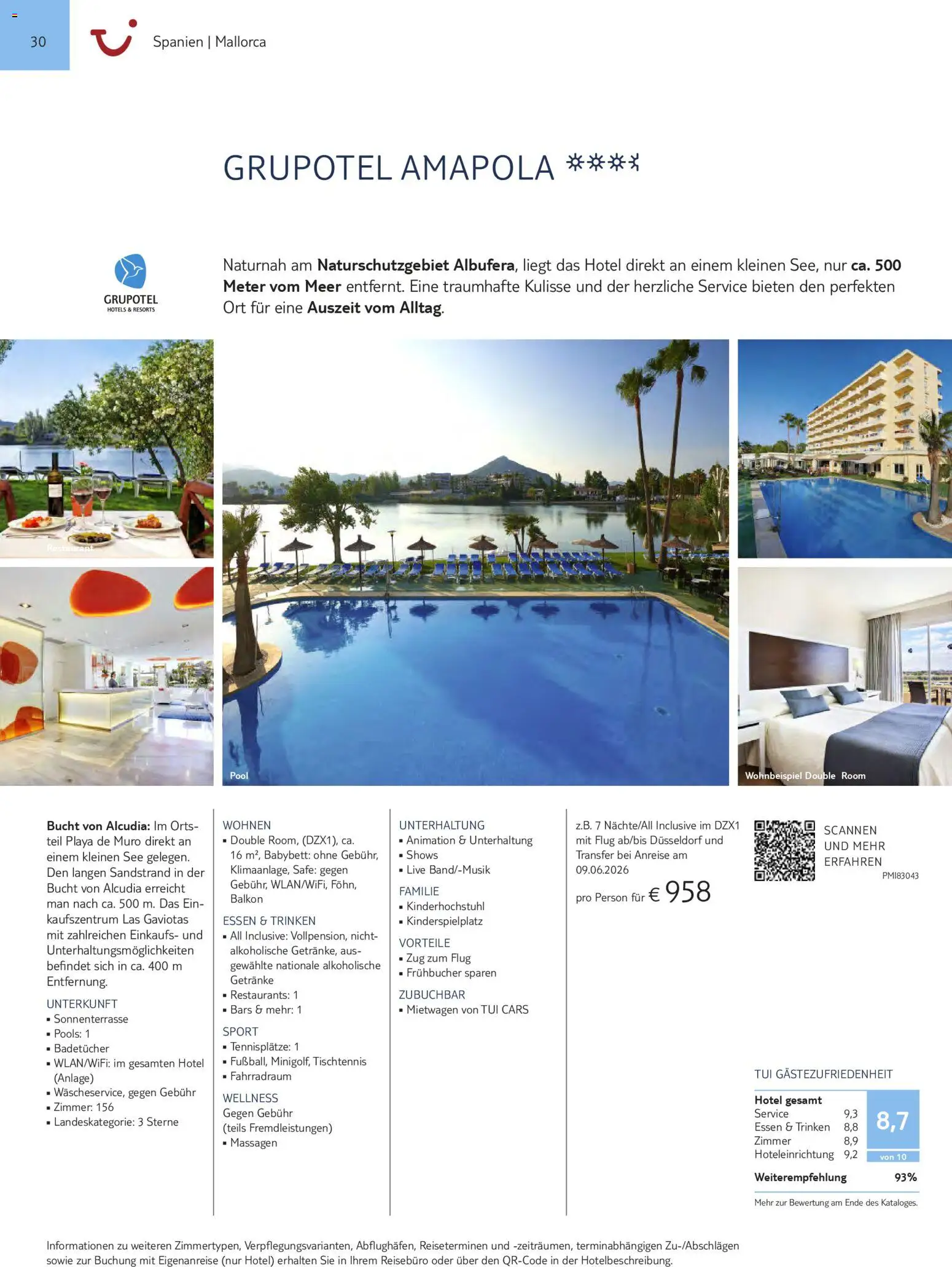 TUI Prospekt Südeuropa & Nordafrika 2026/27 – gültig ab 03.03.2026 | Seite: 30 | Produkte: Babybett