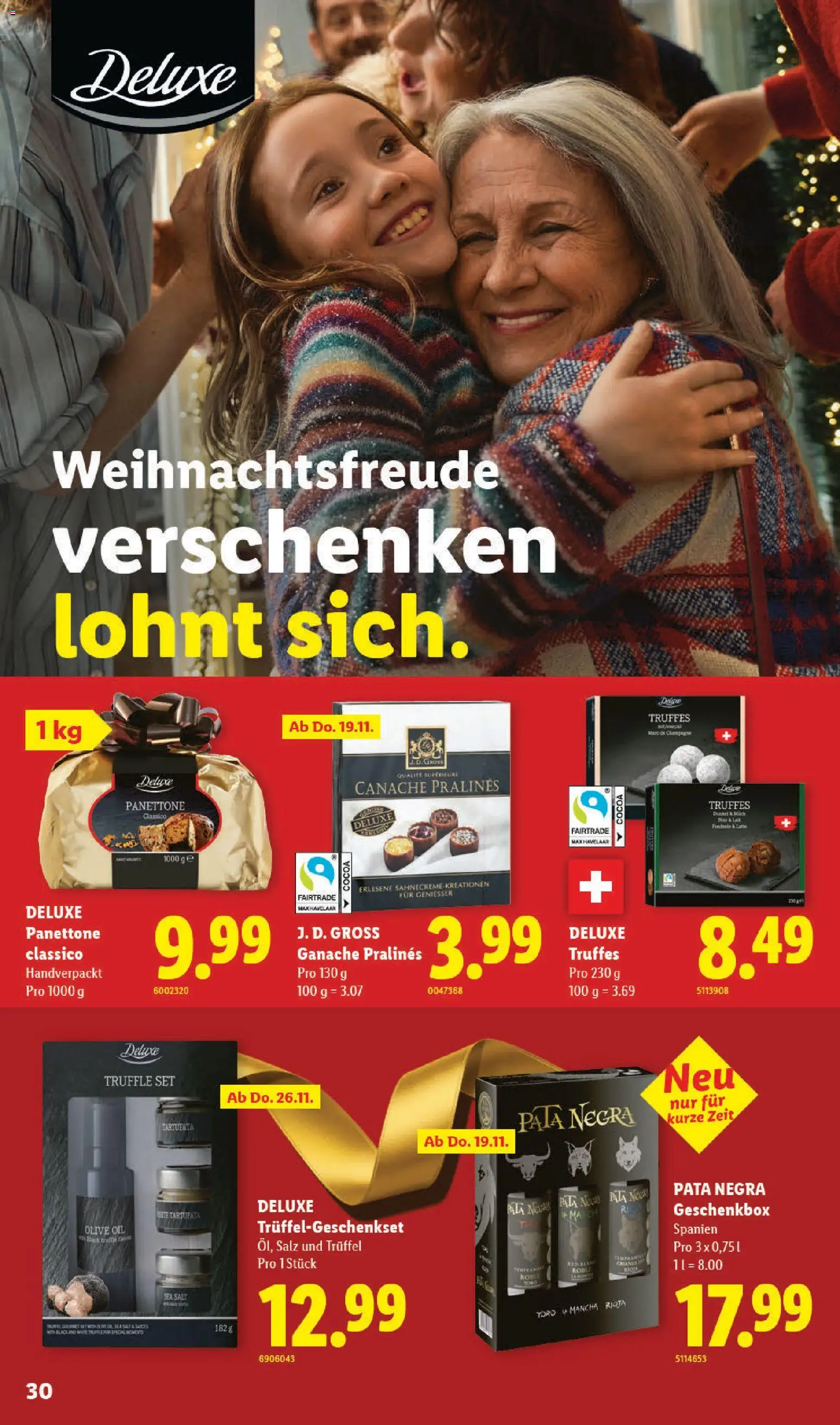 Lidl aktionen Festliche Spezialitäten – gültig ab 29.10.2026 | Seite: 30