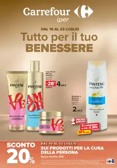 Anteprima del volantino Carrefour volantino Iper Bellezza - Roma valido a partire dal 10/07/2026