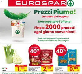 Anteprima del volantino Eurospar volantino Gruaro valido a partire dal 29/10/2026