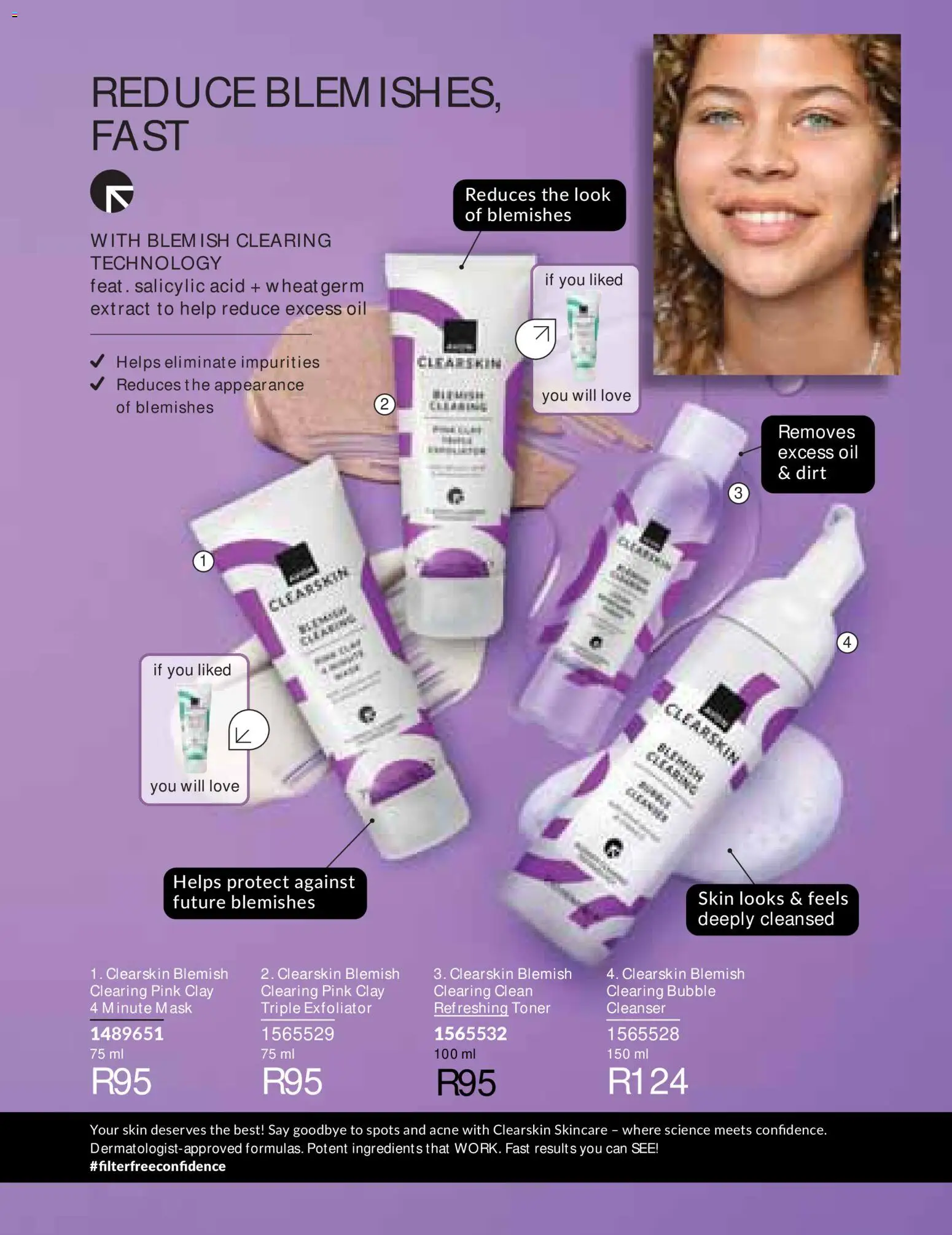New Avon catalogue – valid from 01/07/2026 | Page: 115 | Products: Toner, Oil, Mask, Clay