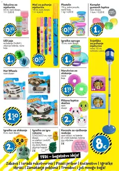 TEDi Katalog - Pregled kataloga iz trgovine TEDi, vrijedi od 21.08.2026 | Stranica: 17 | Proizvodi: Svjetiljka, Narukvica, Igračke, Igračka