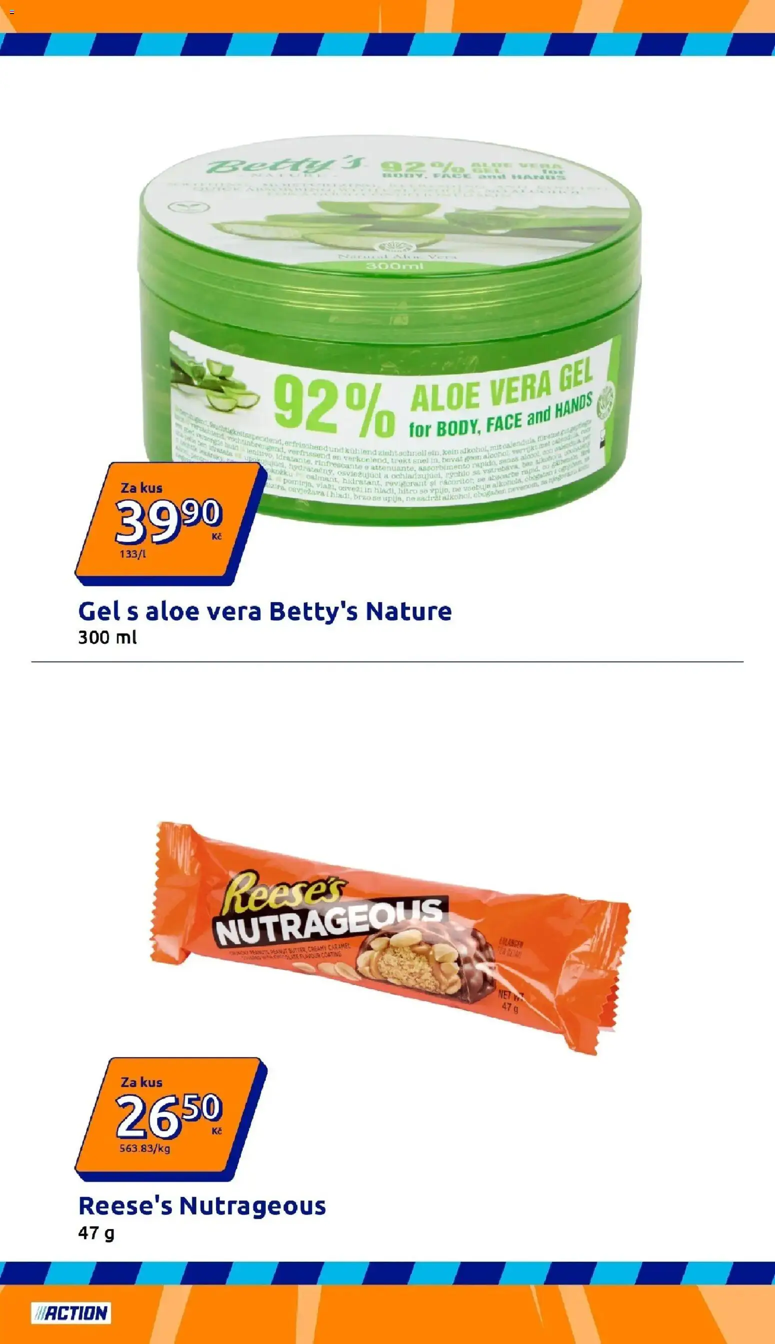 Action aktuální leták od 02.09.2026 | Strana: 17 | Produkty: Reese's, Aloe vera