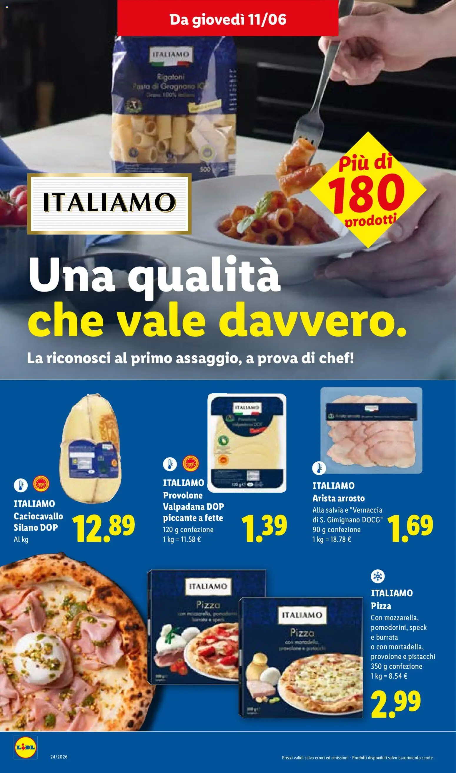 Volantino Lidl del 11.06.2026 | Pagina: 14 | Prodotti: Speck, Arrosto, Pizza, Pistacchi
