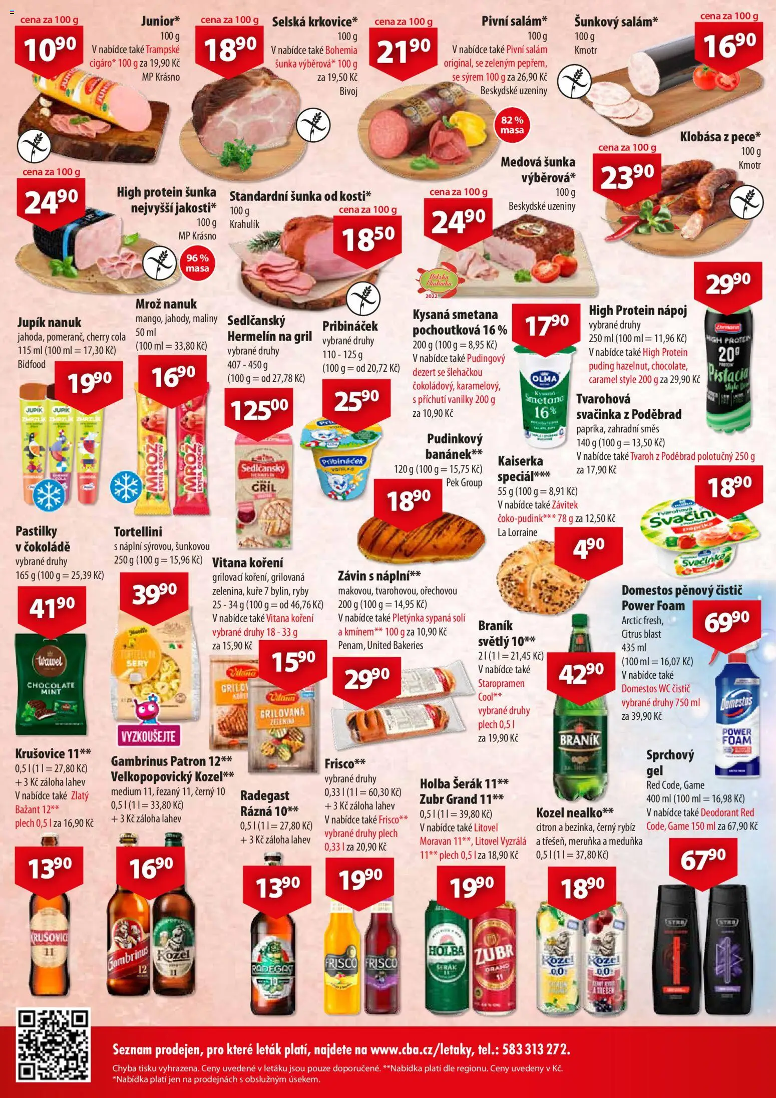 CBA leták - Market od 24.06.2026 | Strana: 2 | Produkty: Puding, Gril, Kozel nealko, Cola