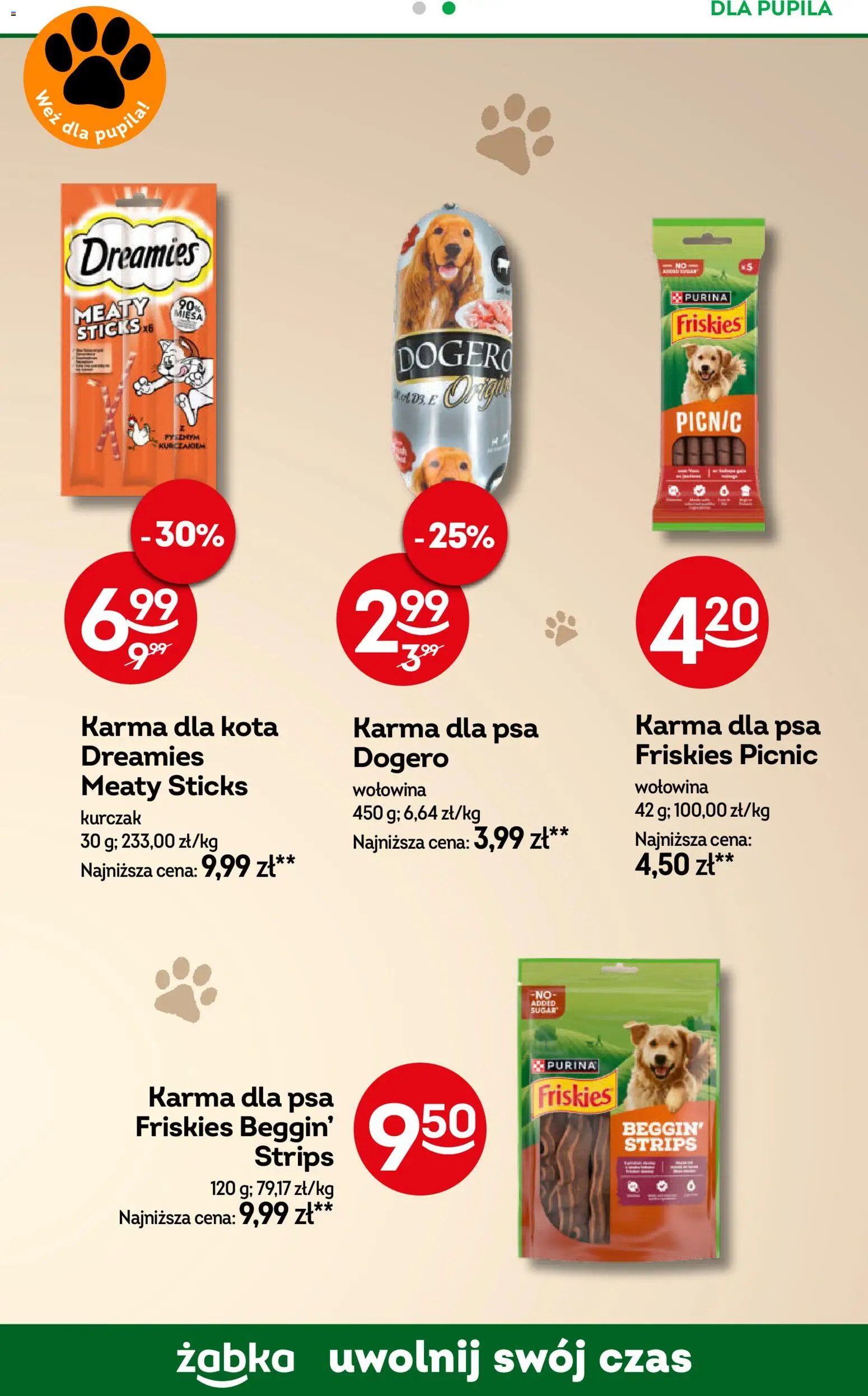 Żabka gazetka od 20.05.2026 | Strona: 97 | Produkty: Kurczak, Karma dla kota, Karma dla psa, Wołowina