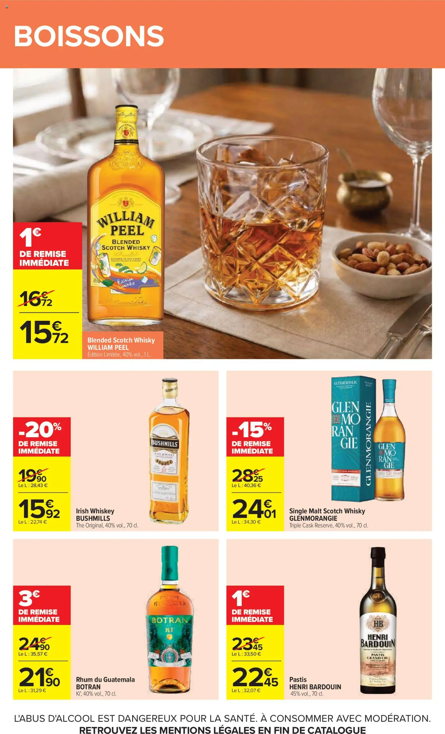 {H1} | Page: 50 | Produits: Pastis, Boissons, Rhum, Thé