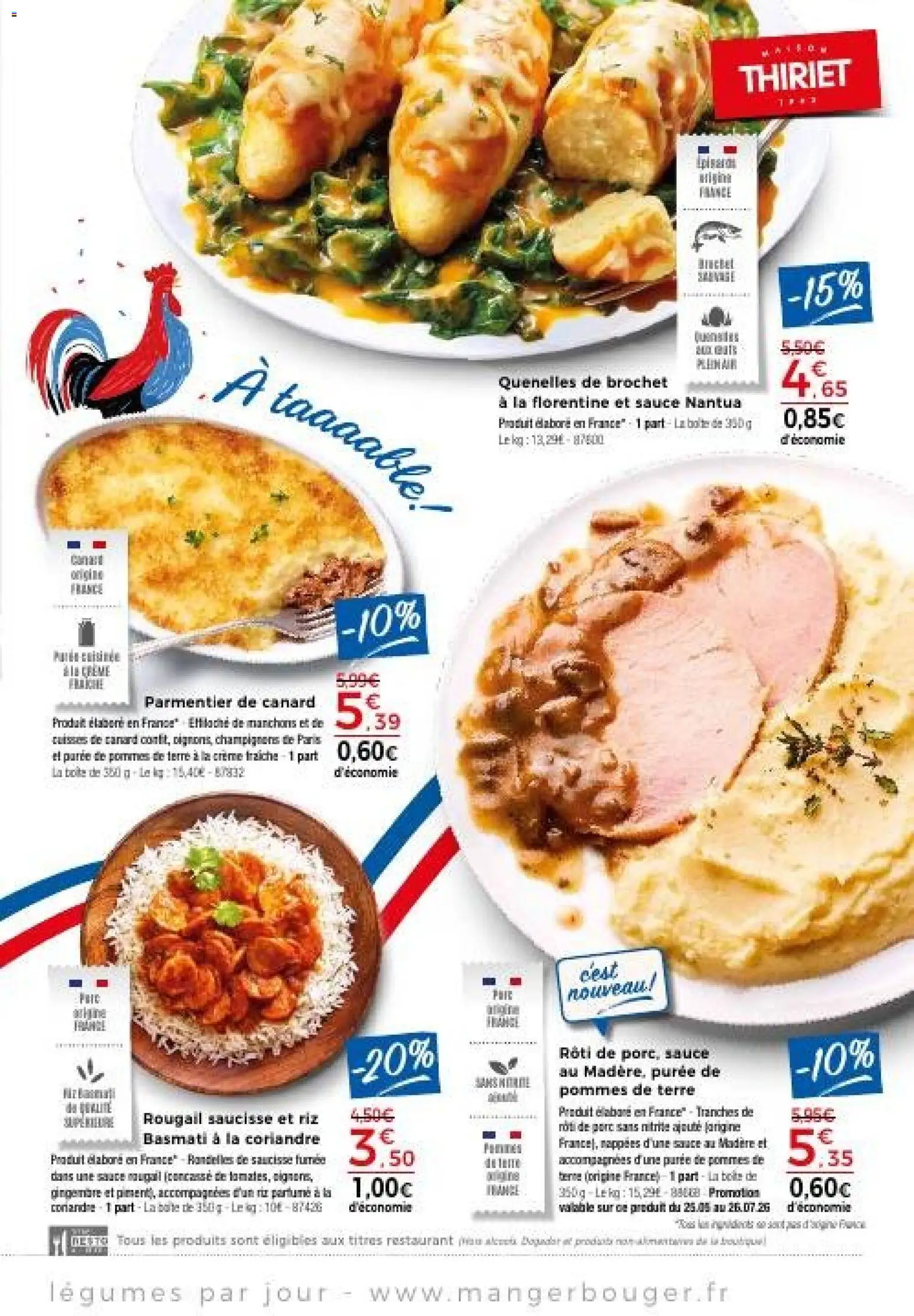 {H1} | Page: 13 | Produits: Coriandre, Saucisse, Crème fraiche, Crème