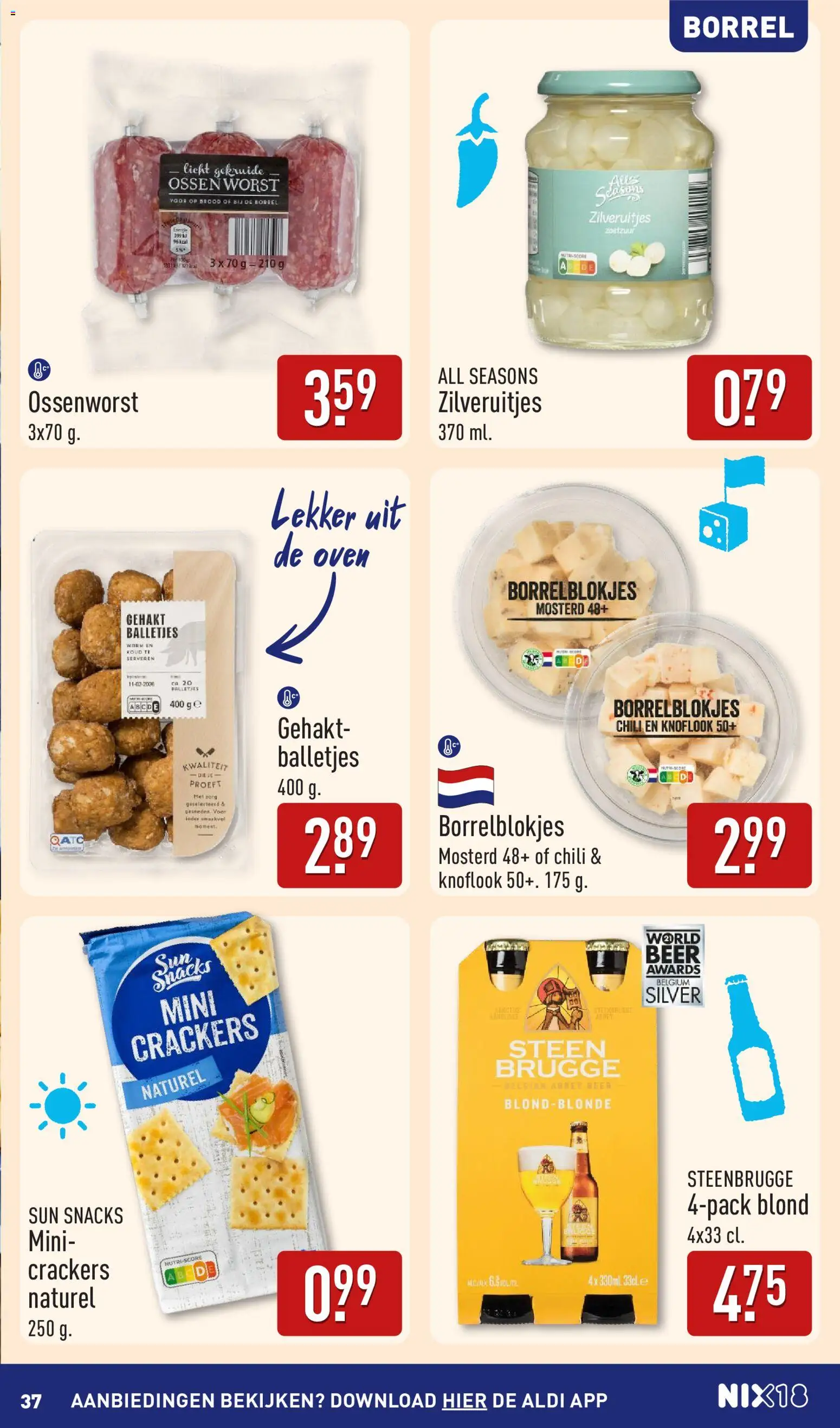 {H1} | Pagina: 37 | Producten: Snacks, Brood, Gehakt, Worst